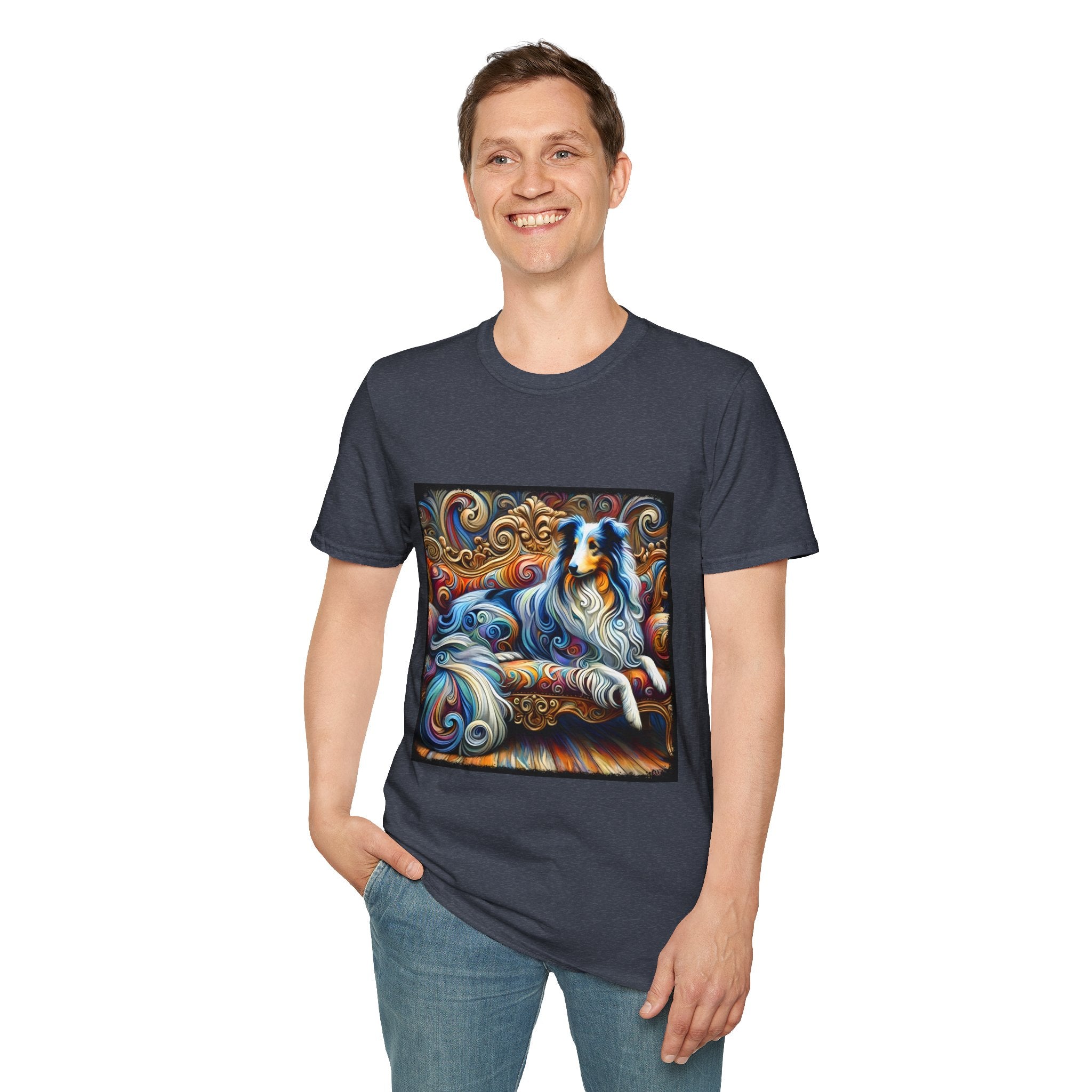 Collie Stunning Swirl | Unisex Dog T-Shirt