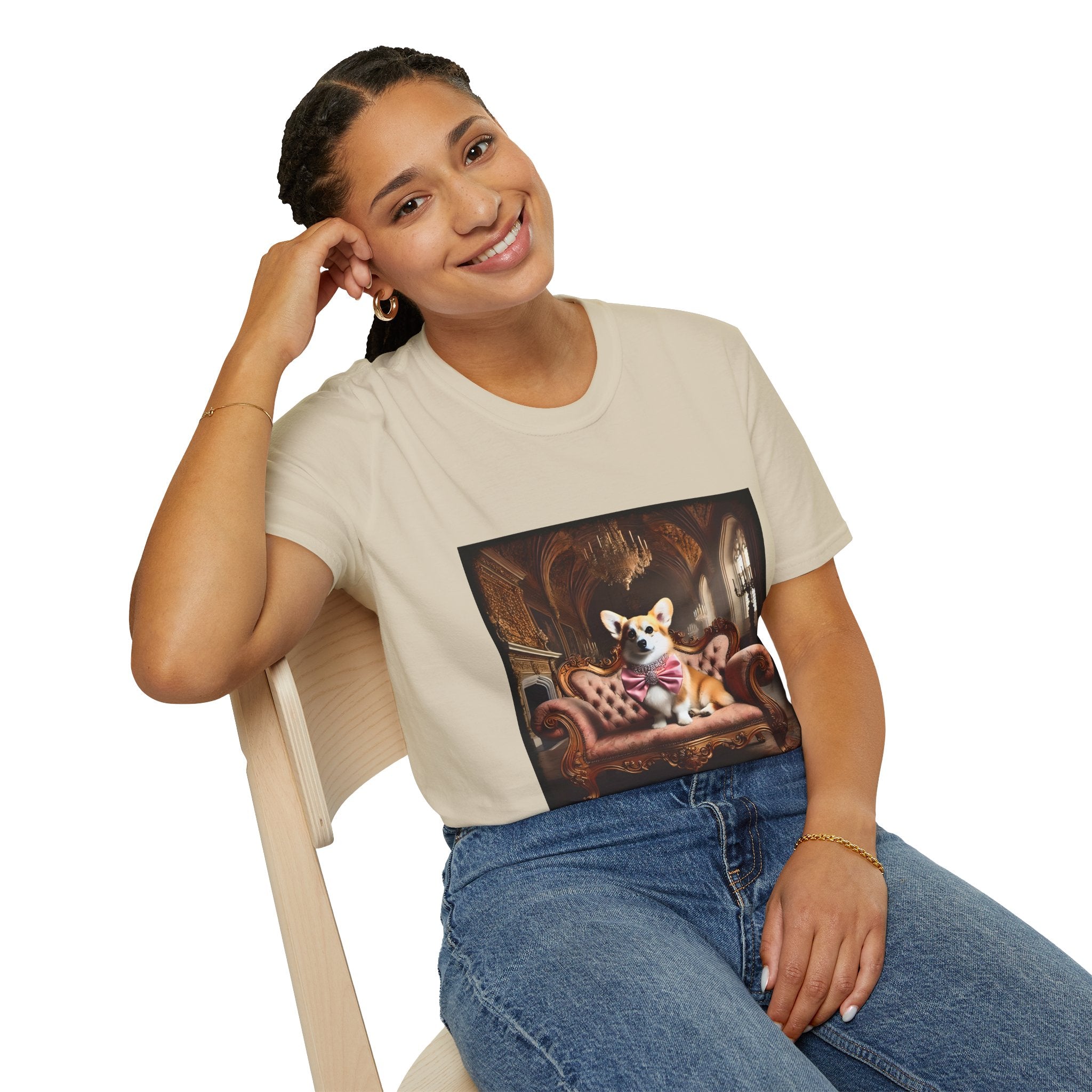 Pembroke Welsh Corgi Pink Princess | Unisex Dog T-Shirt