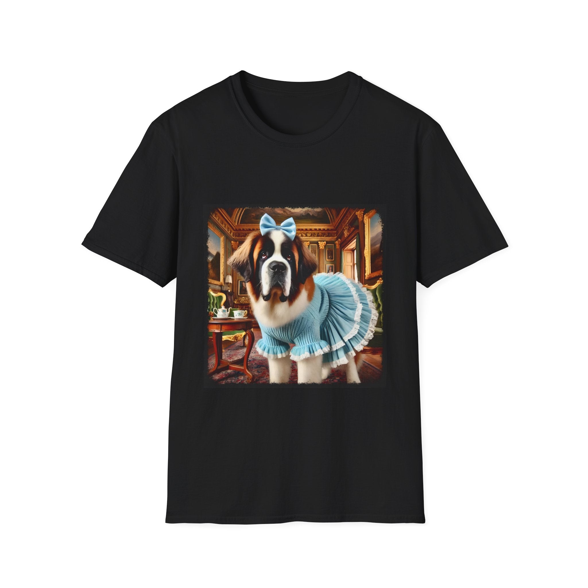 Saint Bernard Pampered Pup | Unisex Dog T-Shirt