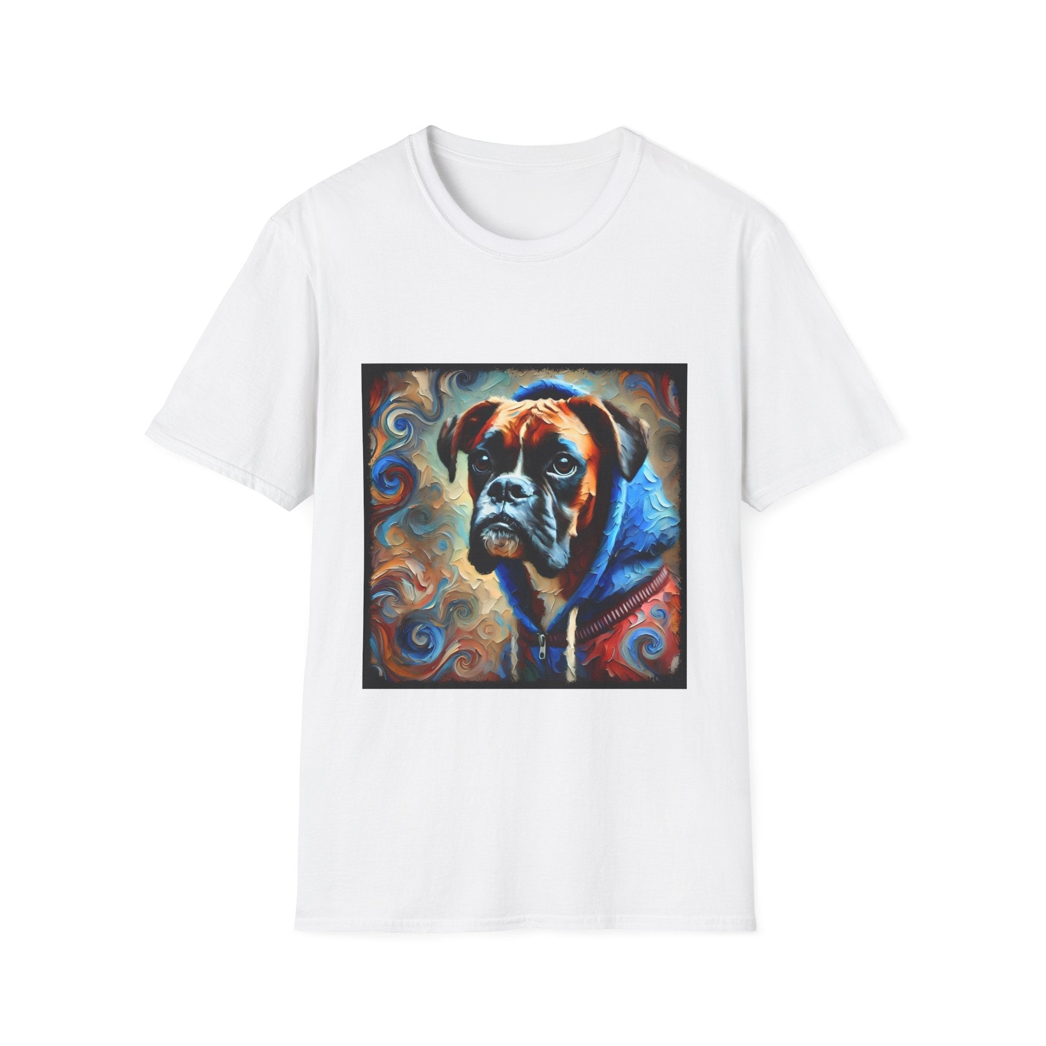 Boxer Hoodie Swirl II | Unisex Dog T-Shirt