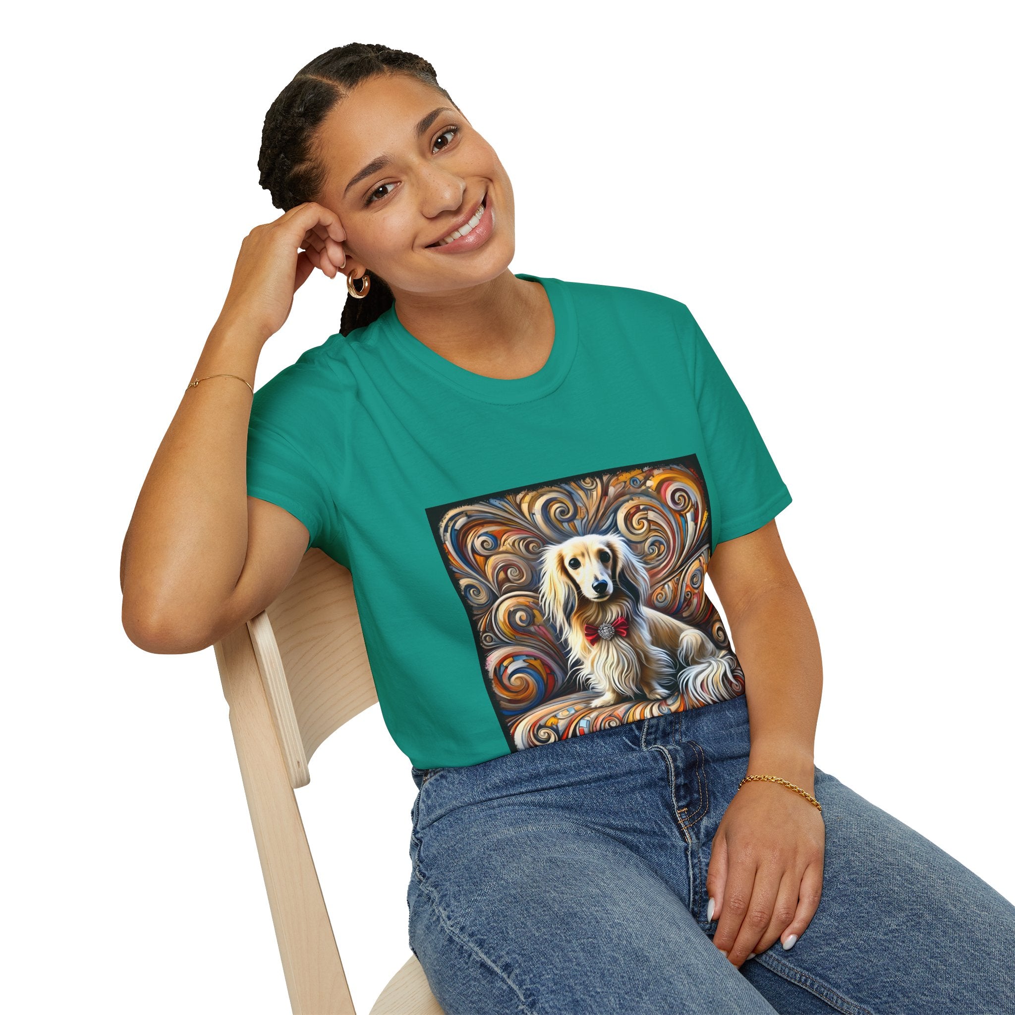 Dachshund Blissful Swirl | Unisex Dog T-Shirt