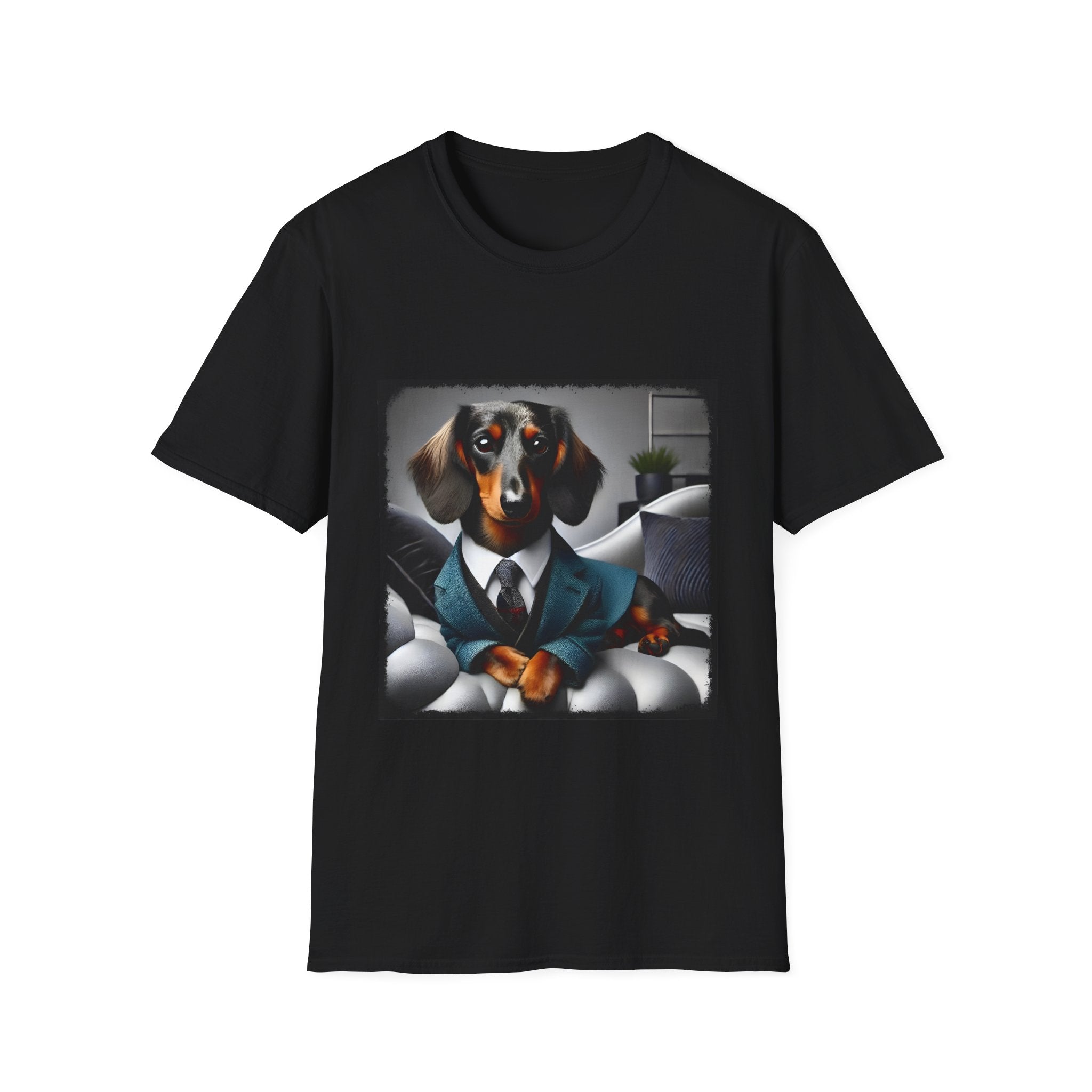 Dachshund Cool Collar | Unisex Dog T-Shirt