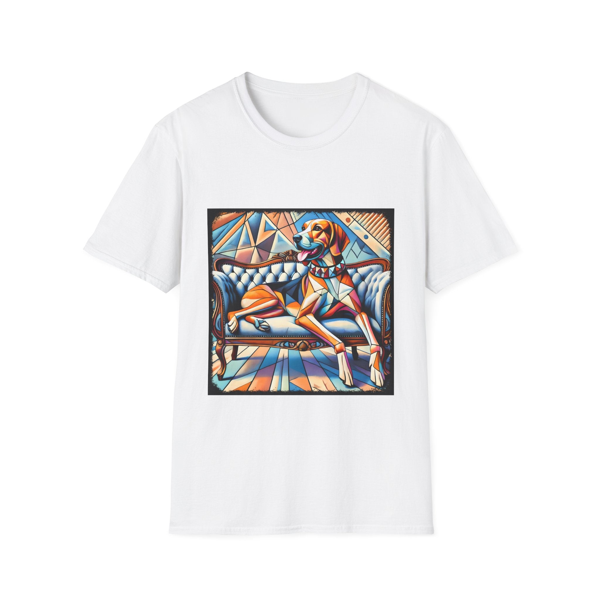 Treeing Walker Coonhound Bold Geometric | Unisex Dog T-Shirt