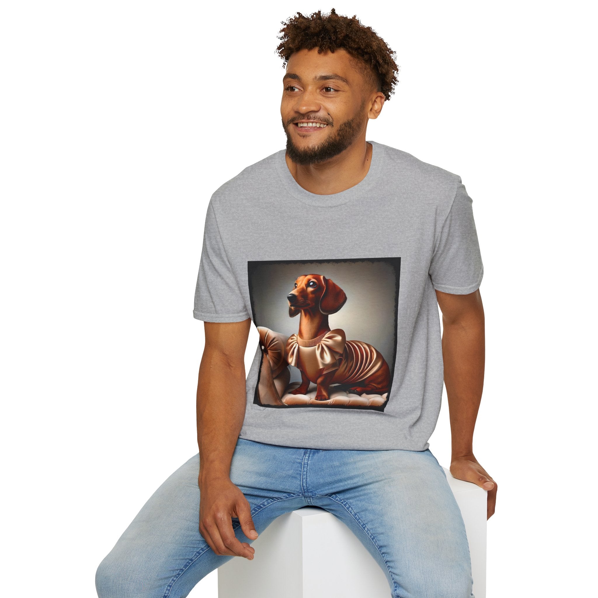 Dachshund Sweet Peach | Unisex Dog T-Shirt