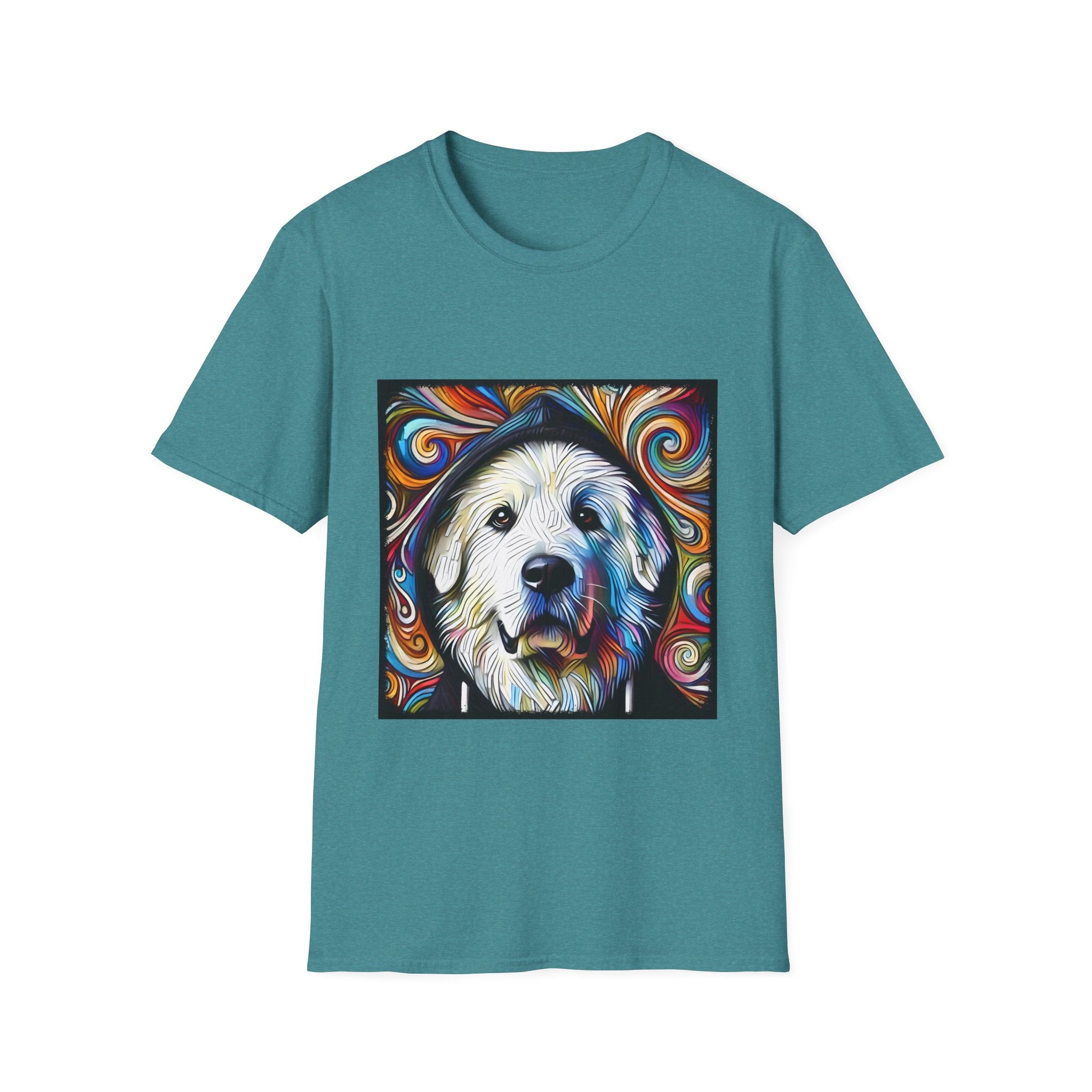 Great Pyrenees Relaxed Swirl | Unisex Dog T-Shirt