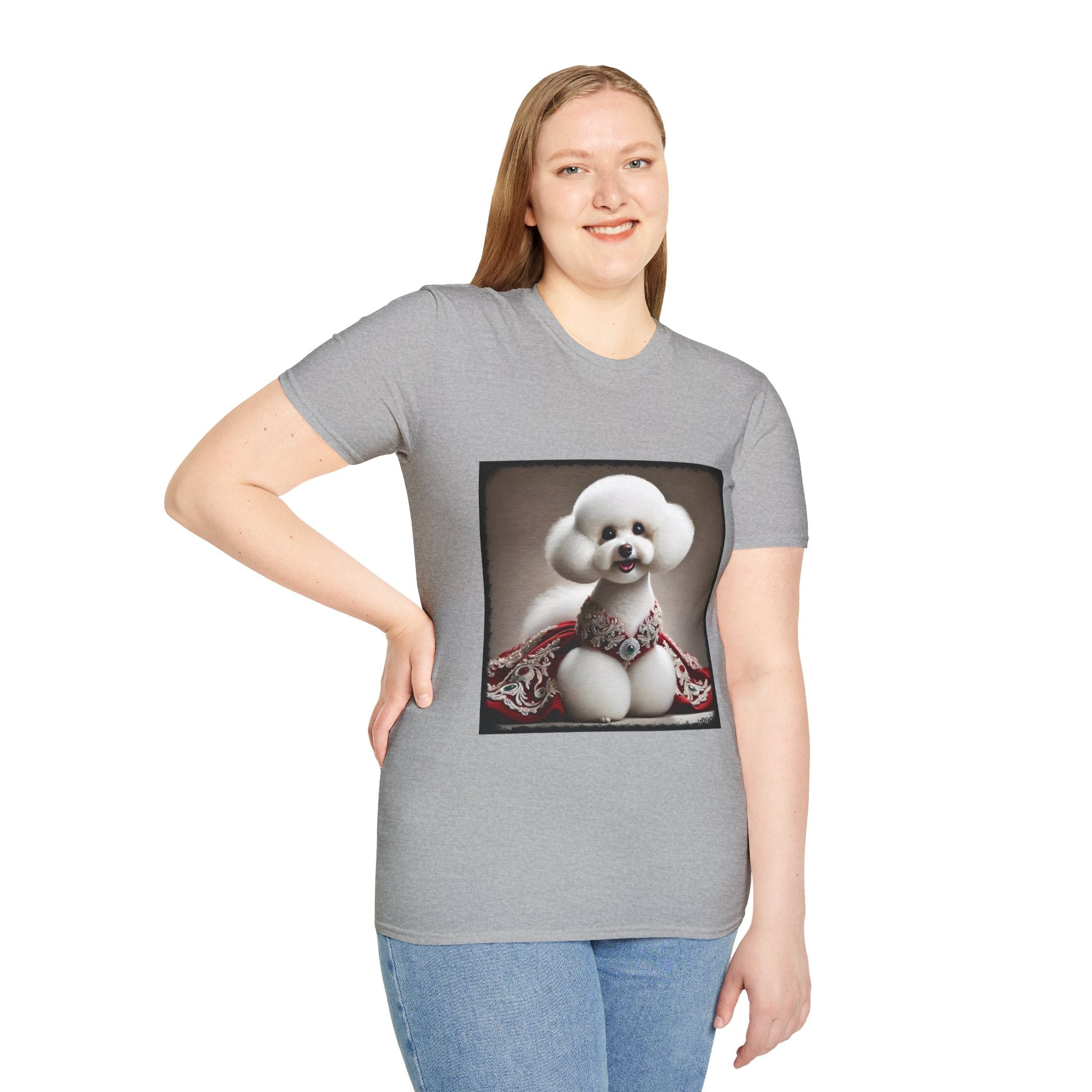Bichon Frise Crimson Cutie | Unisex Dog T-Shirt