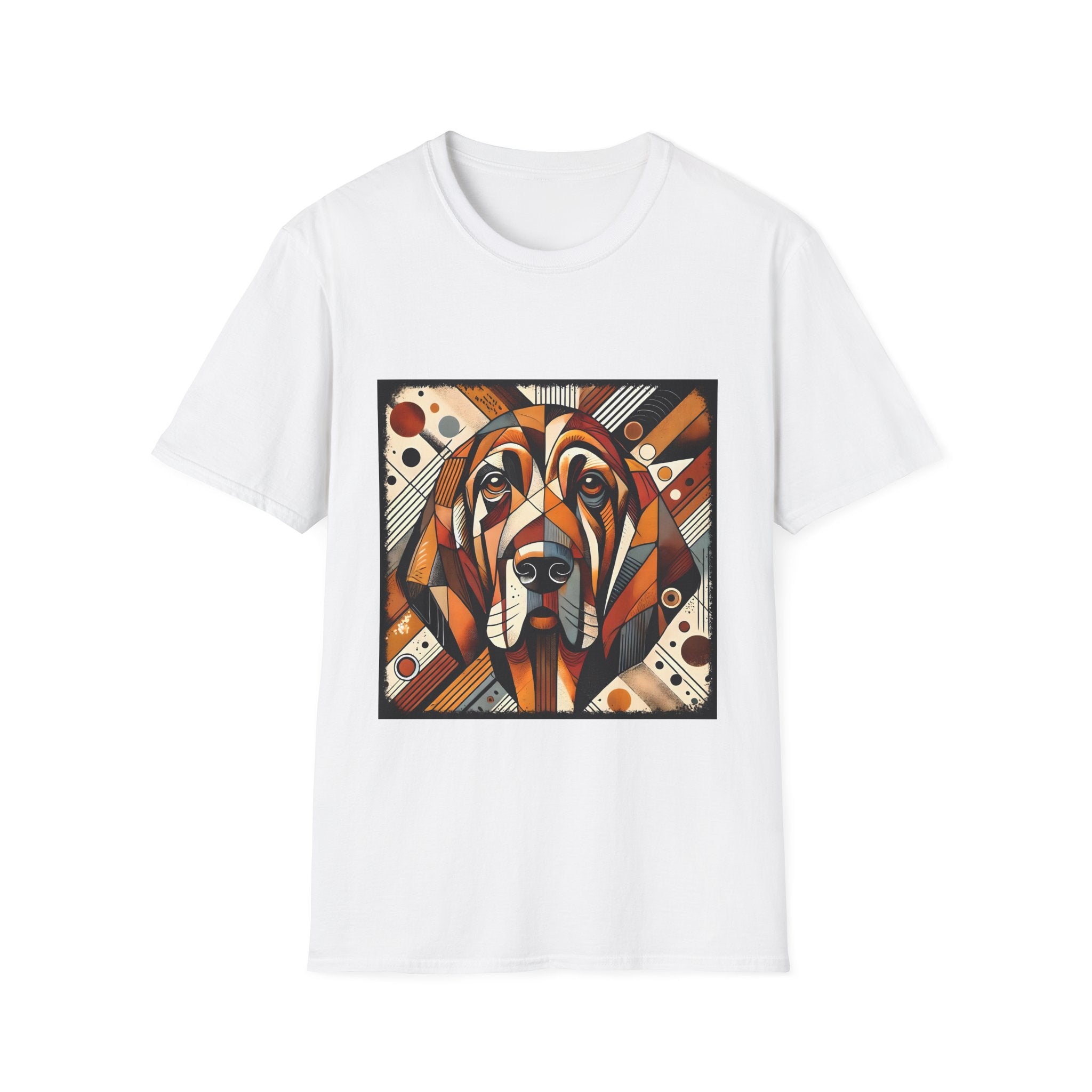 Bloodhound Bold Geometric | Unisex Dog T-Shirt