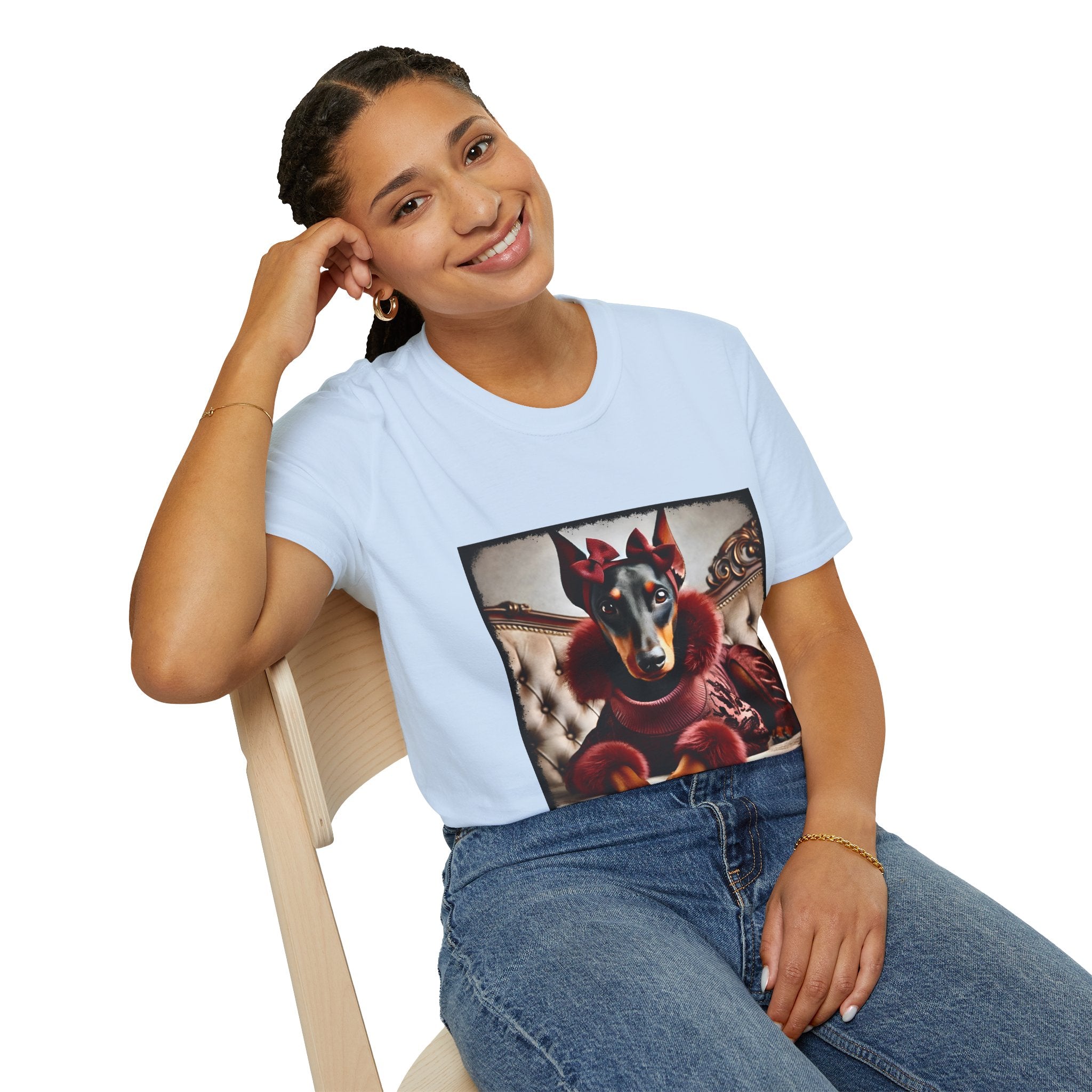 Doberman Pinscher Slay Queen | Unisex Dog T-Shirt
