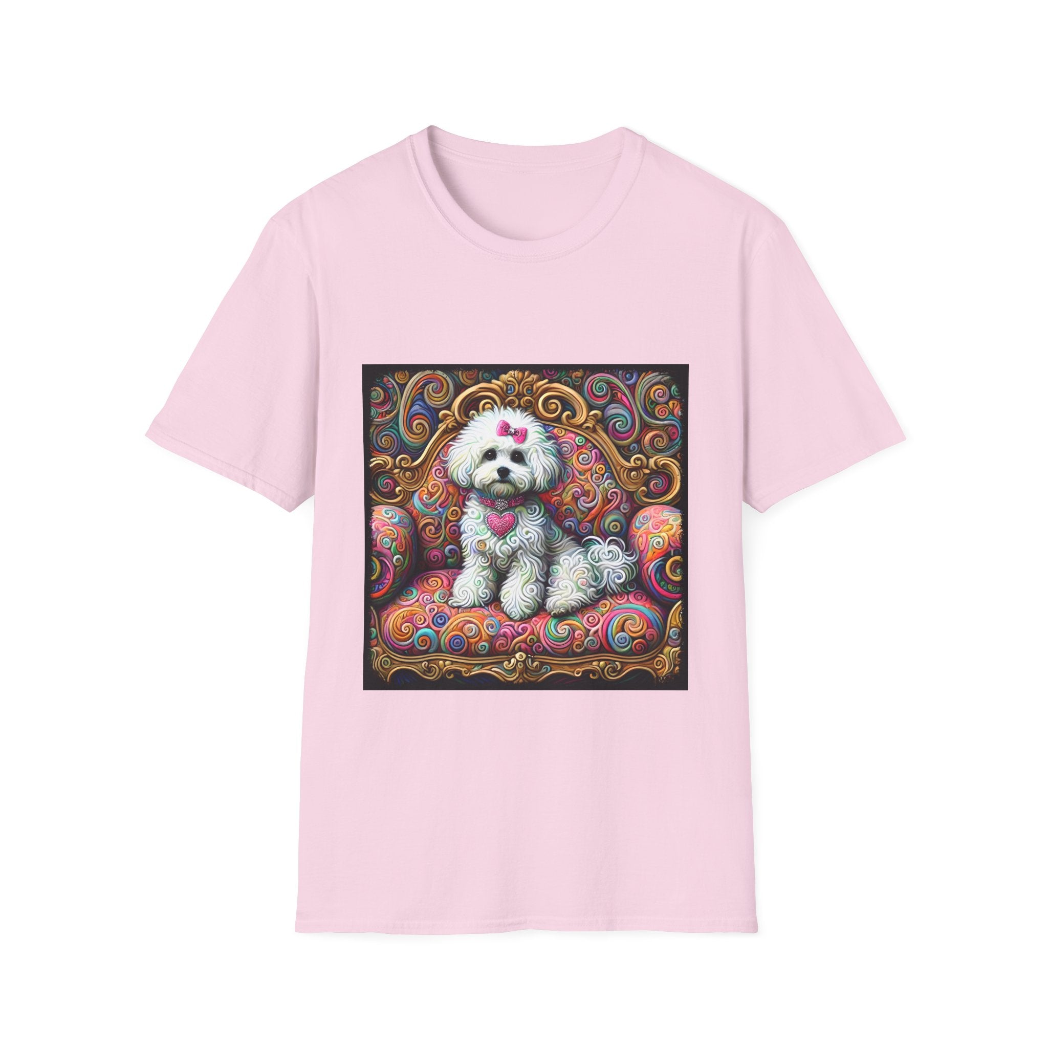 Bichon Frise Love Swirl | Unisex Dog T-Shirt