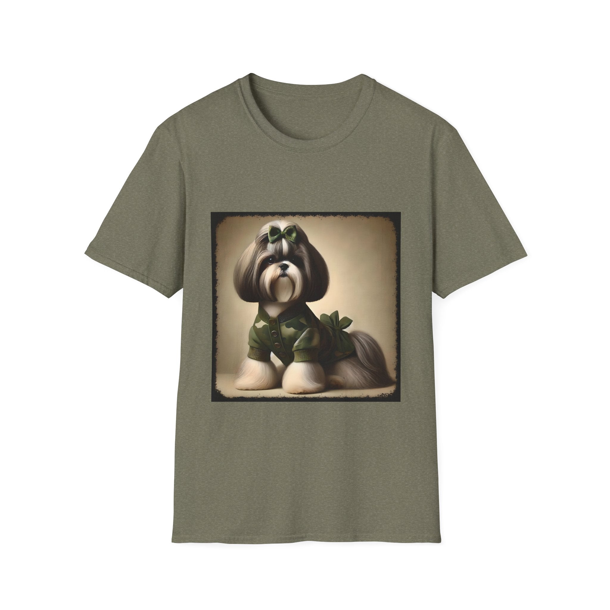 Shih Tzu Camo Cutie II | Unisex Dog T-Shirt