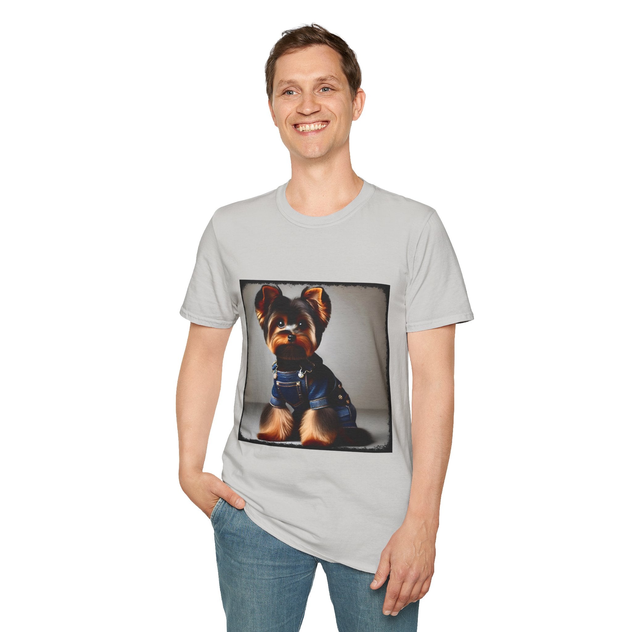 Yorkshire Terrier Denim Darling | Unisex Dog T-Shirt