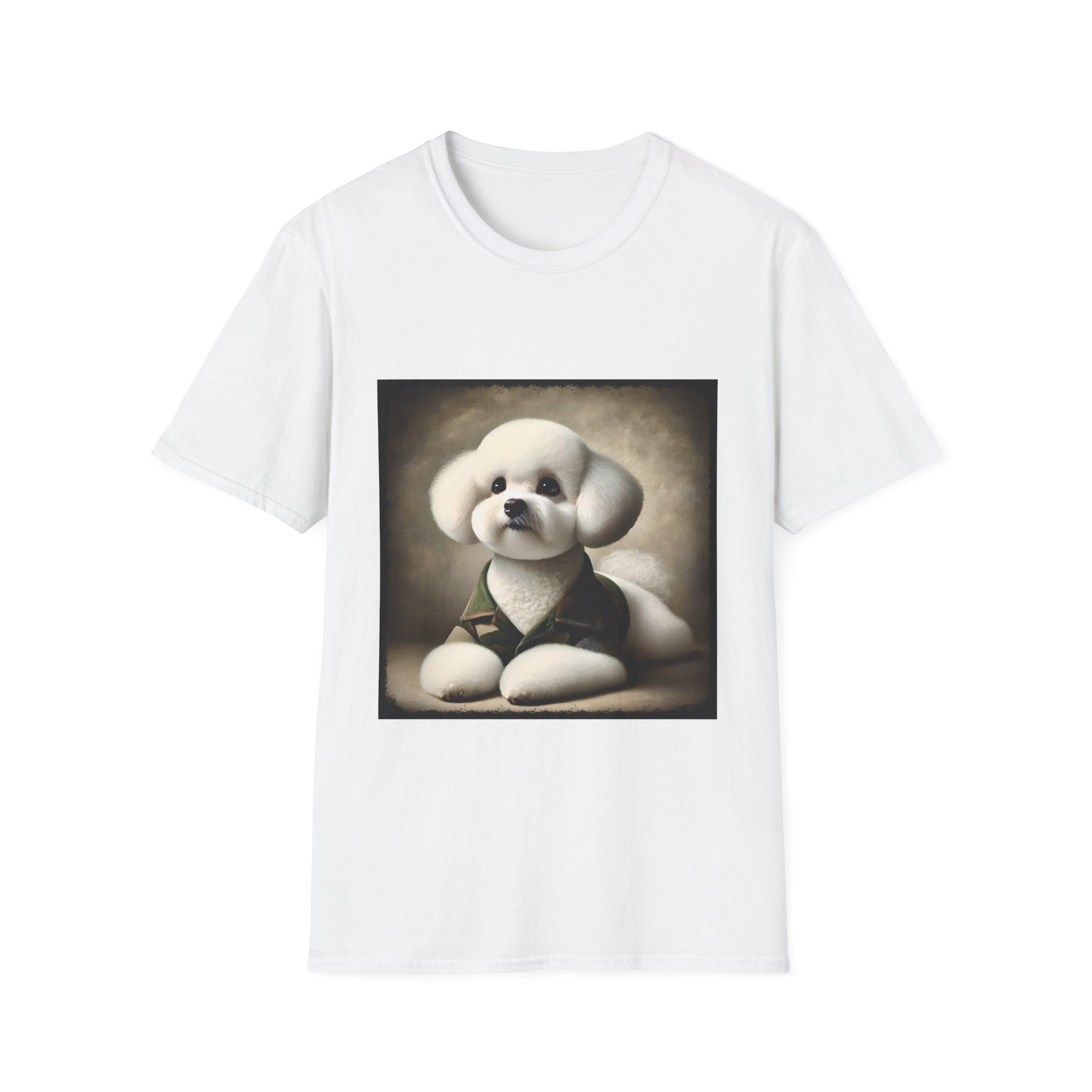 Bichon Frise Camo Cutie | Unisex Dog T-Shirt