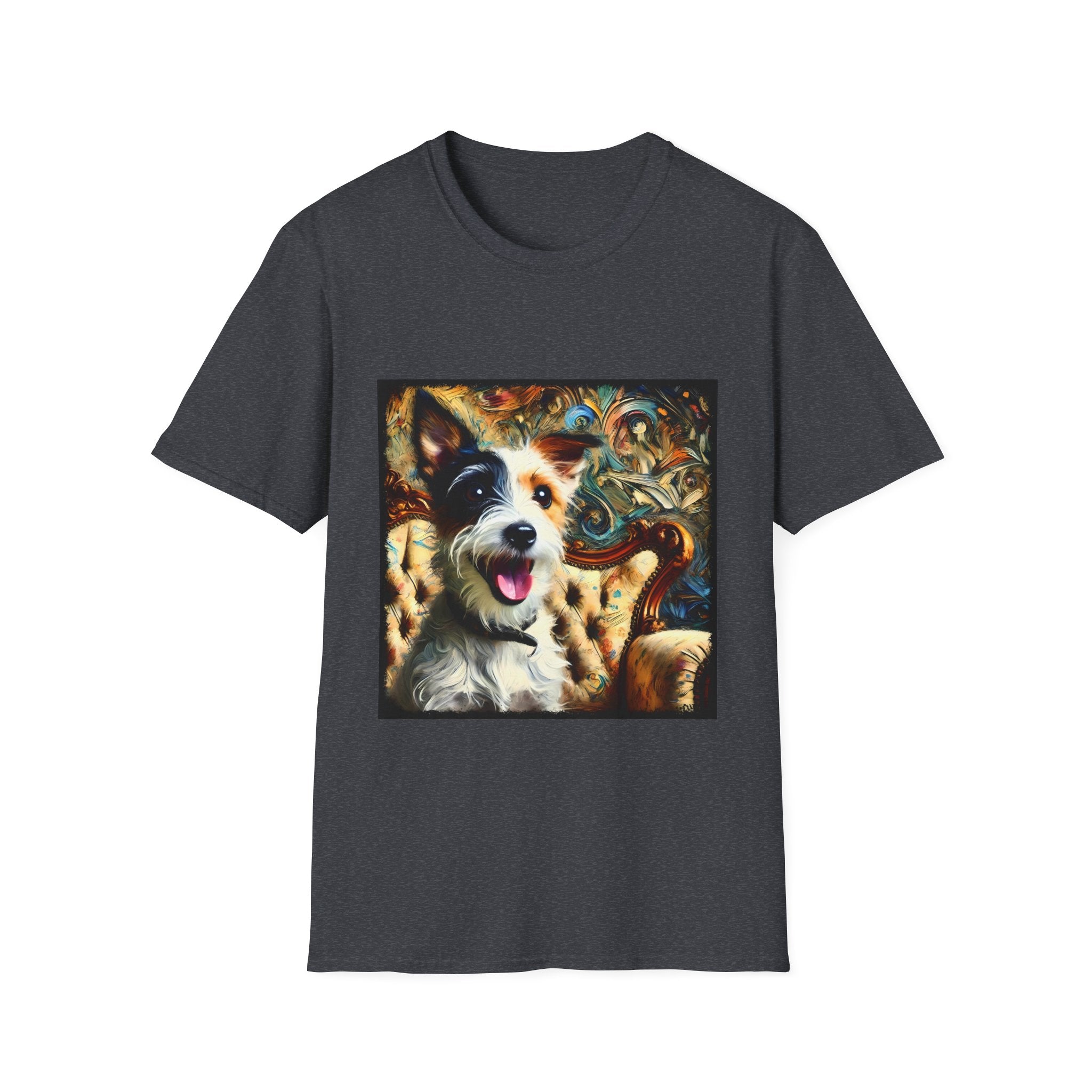 Jack Russell Terrier Blissful Swirl | Unisex Softstyle T-Shirt