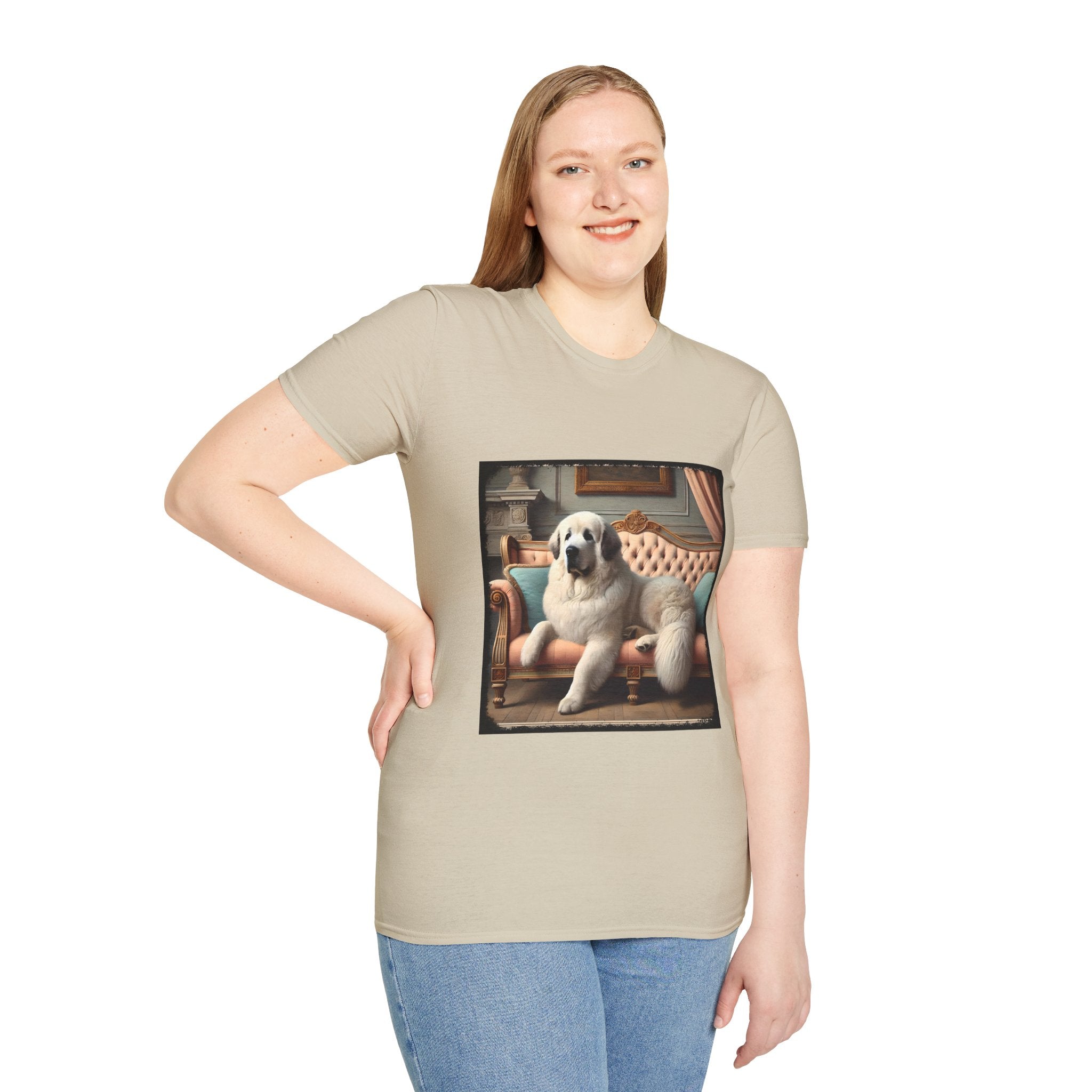 Great Pyrenees Poised Portrait | Unisex Dog T-Shirt