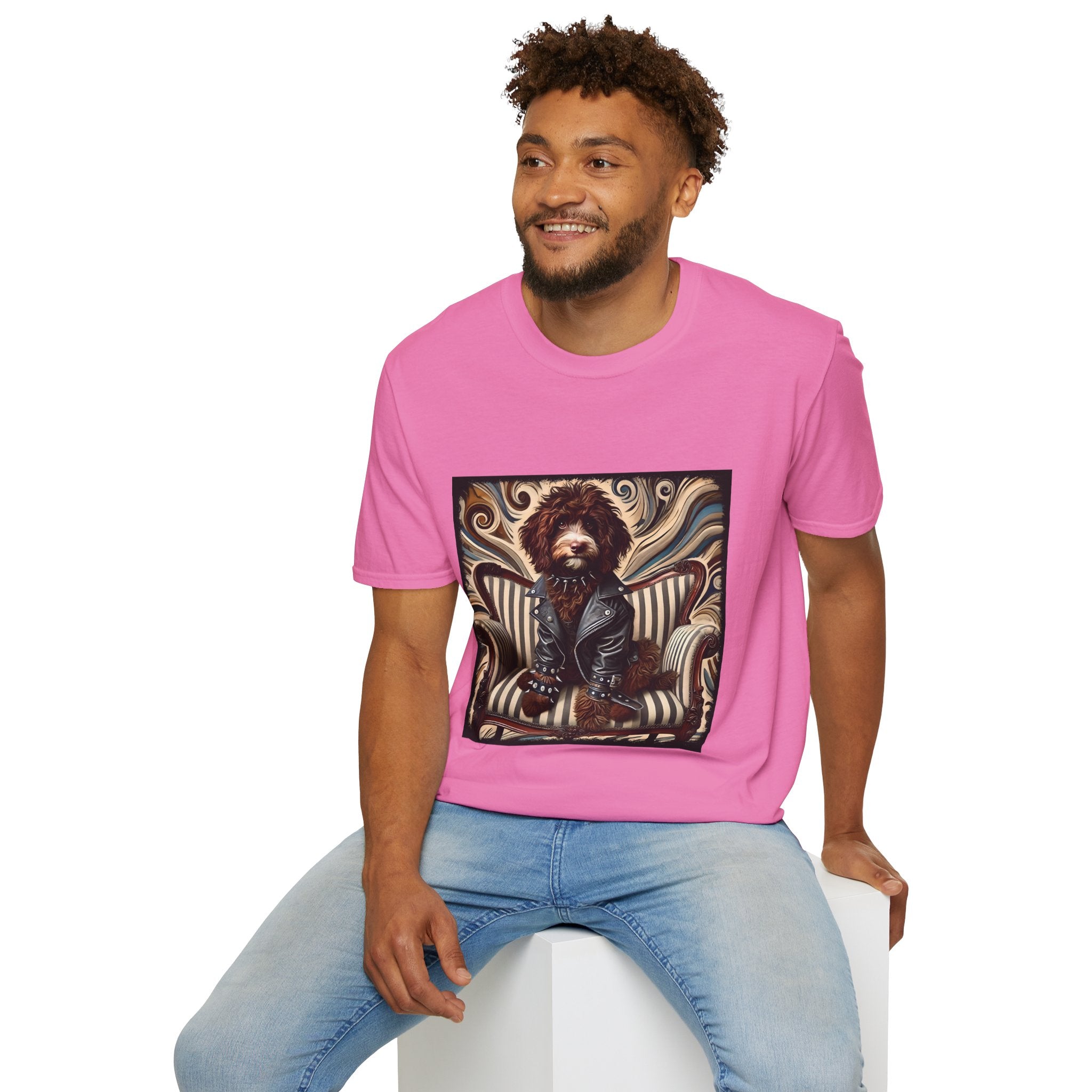 Labradoodle Chocolate Rocker | Unisex Dog T-Shirt
