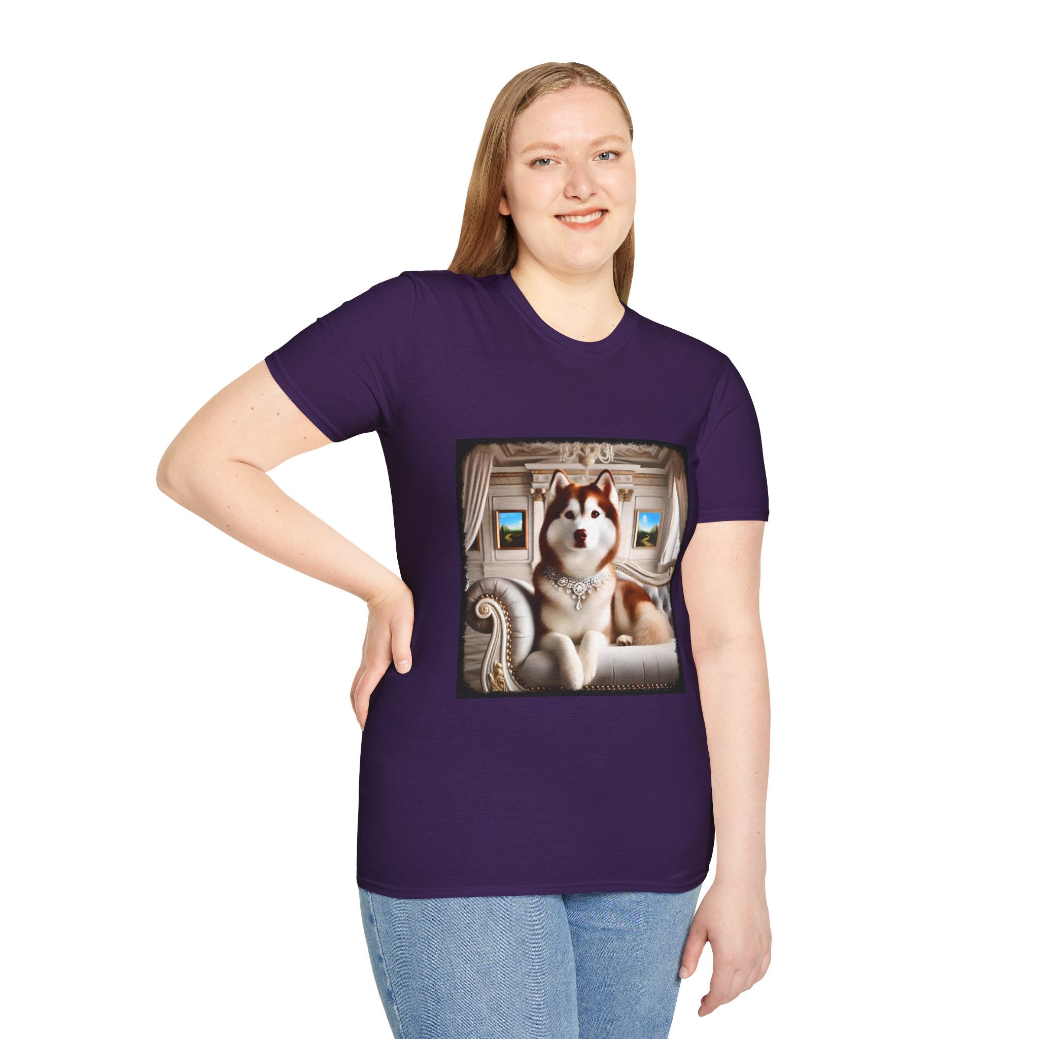 Siberian Husky Red Princess | Unisex Dog T-Shirt