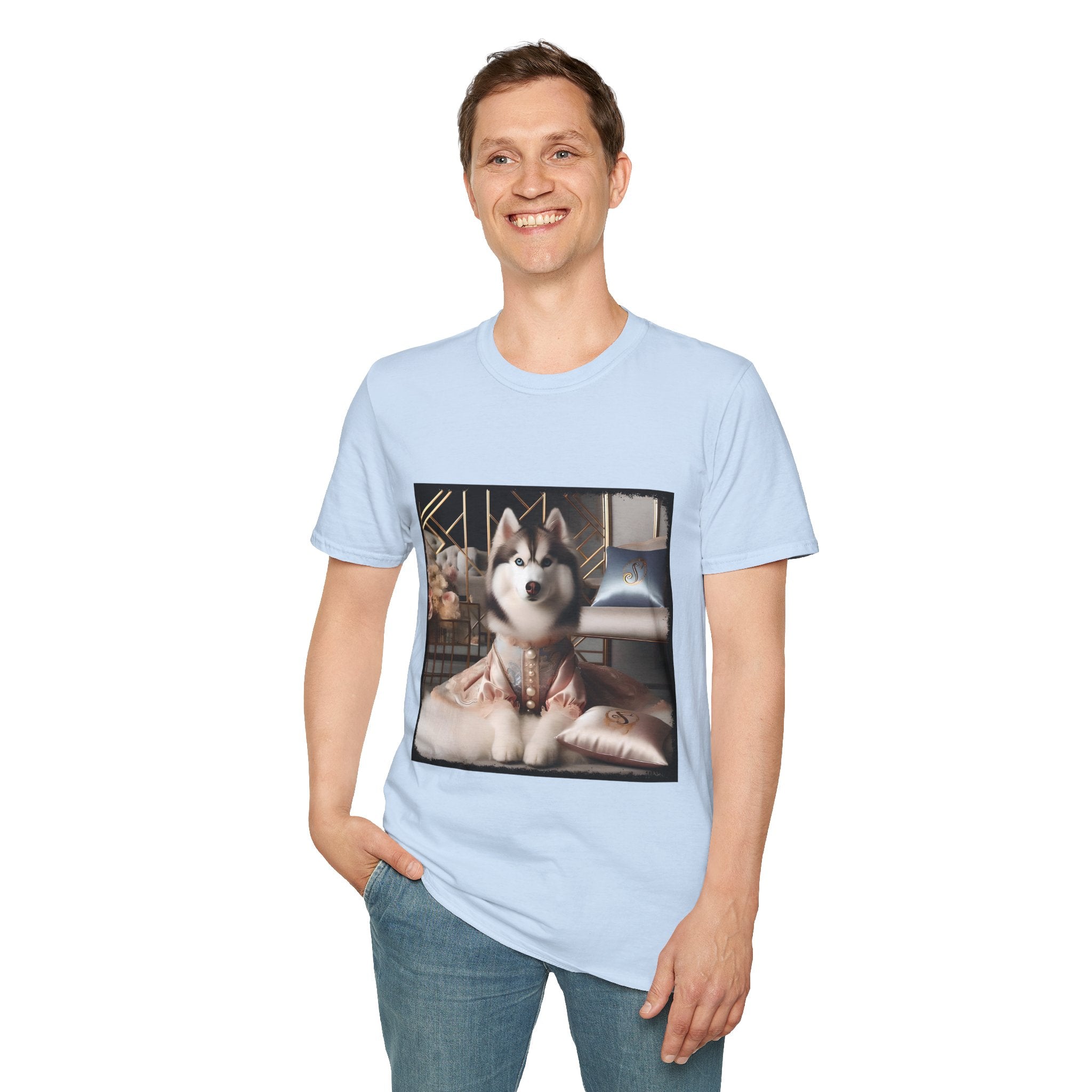 Siberian Husky Satin Diva | Unisex Dog T-Shirt
