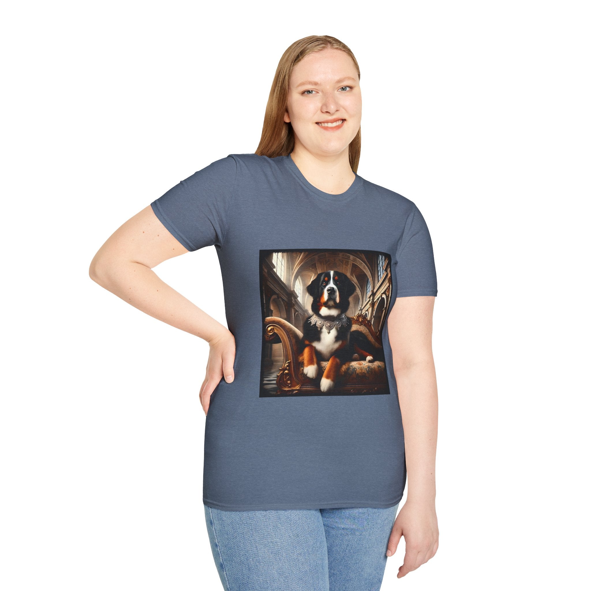 Bernese Mountain Dog Posh Princess | Unisex Dog T-Shirt
