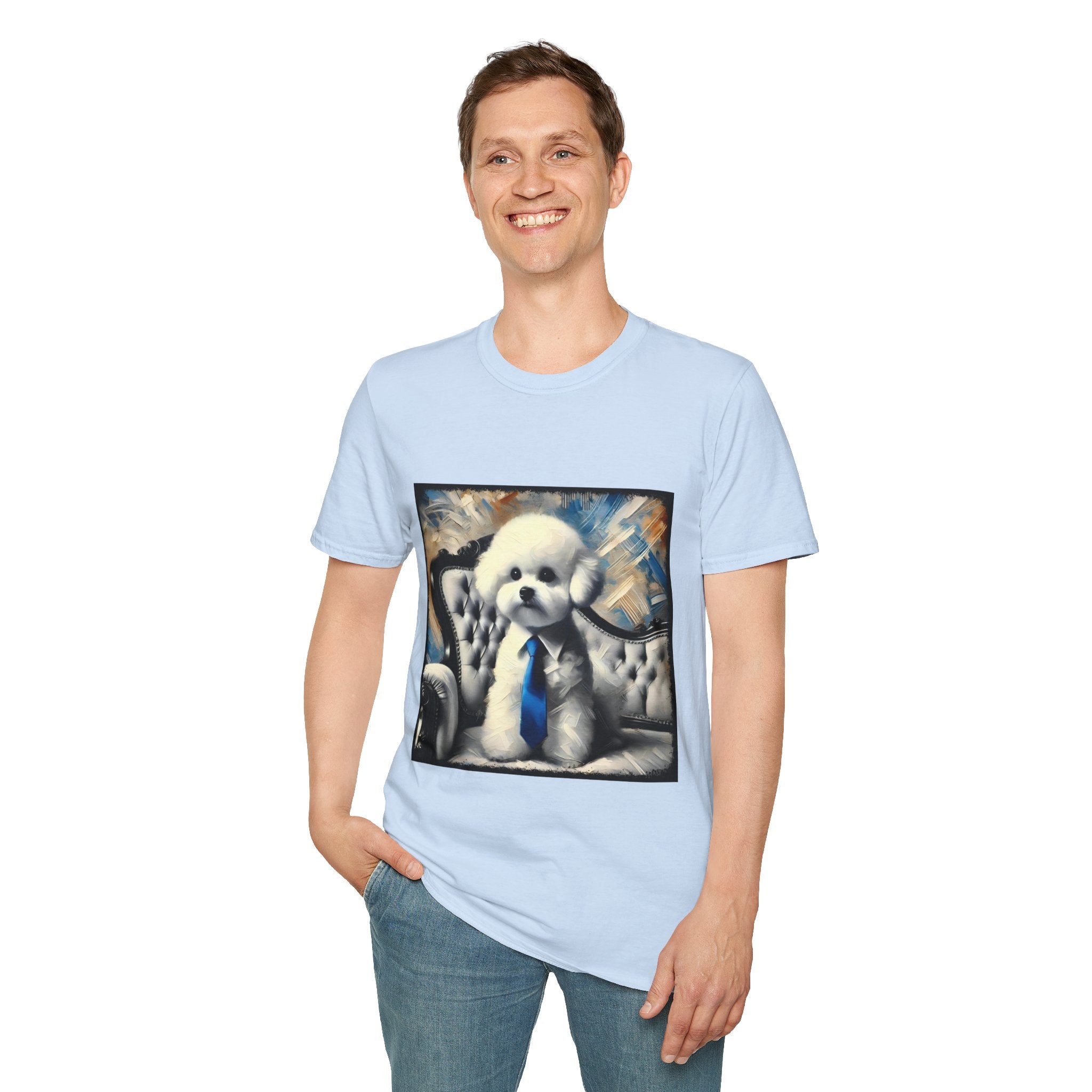 Bichon Frise Handsome Gentleman | Unisex Dog T-Shirt