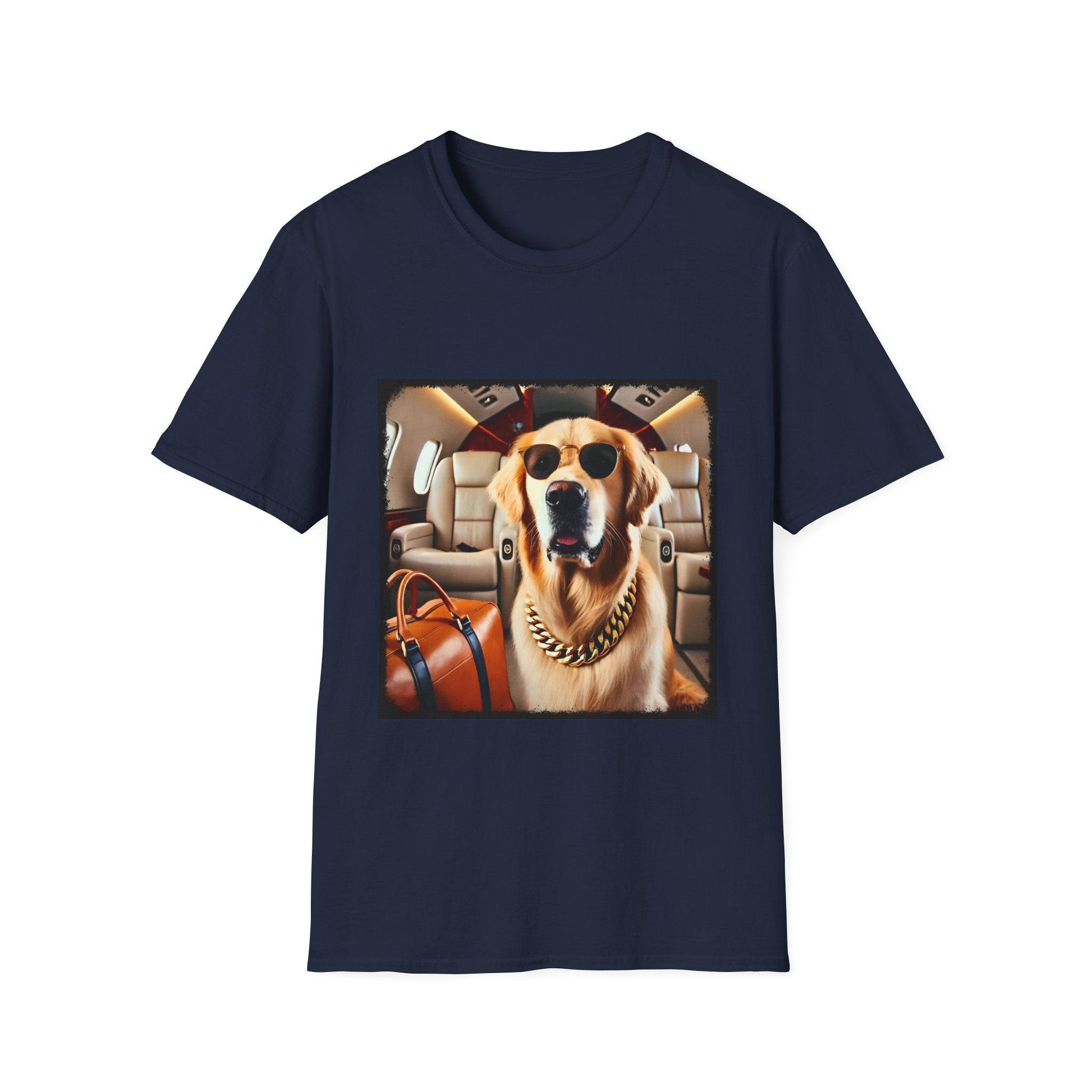 Golden Retriever Billionaire Class  | Unisex Dog T-Shirt
