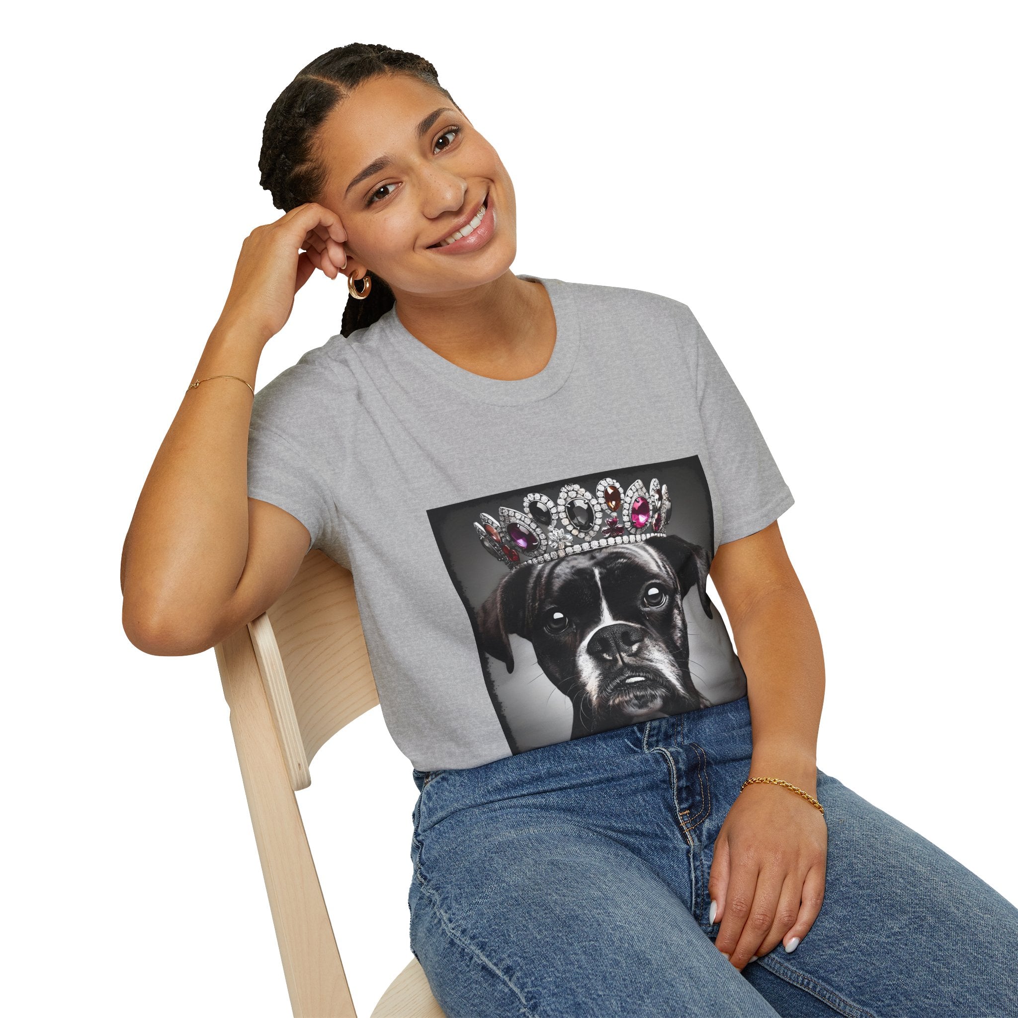 Boxer Iconic Princess | Unisex Dog T-Shirt