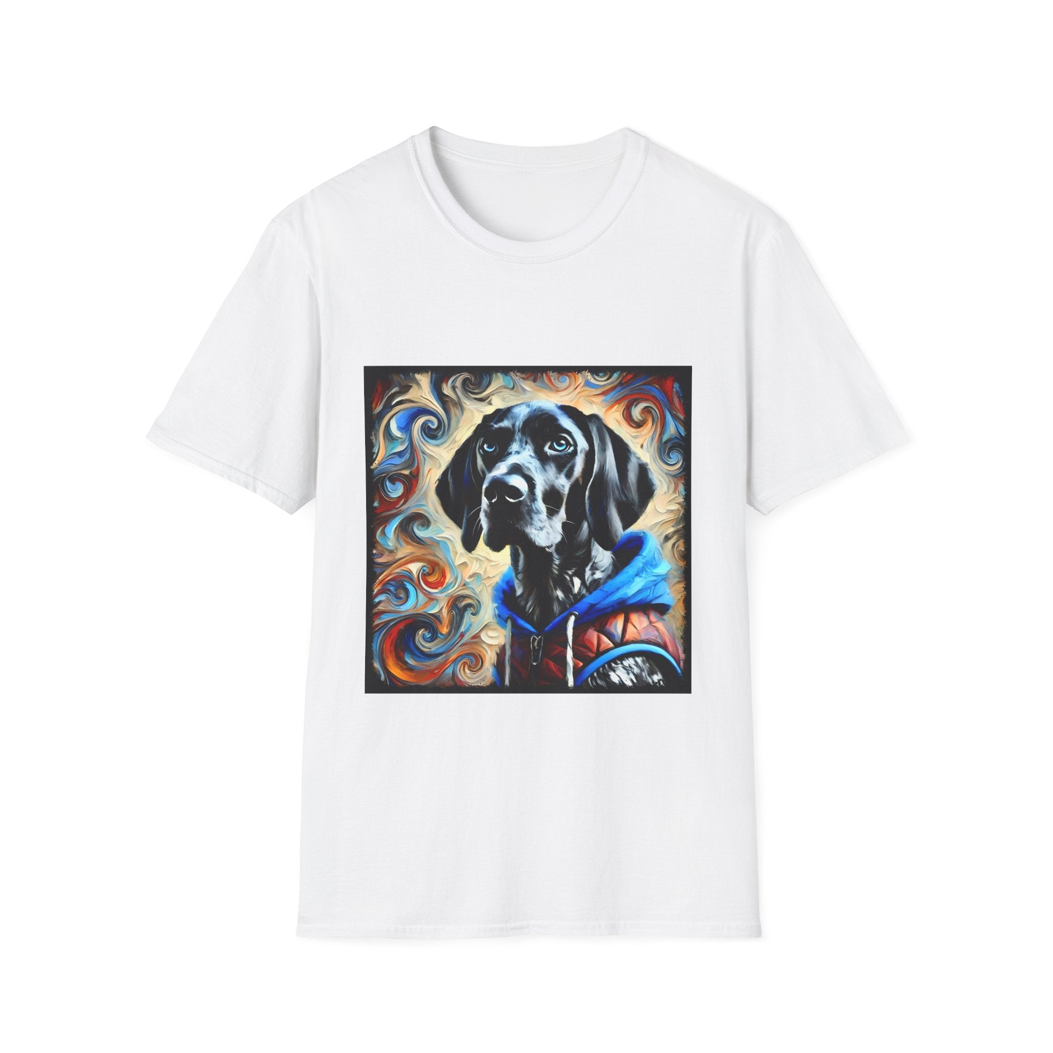 German Shorthaired Pointer Urban Swirl | Unisex Dog T-Shirt