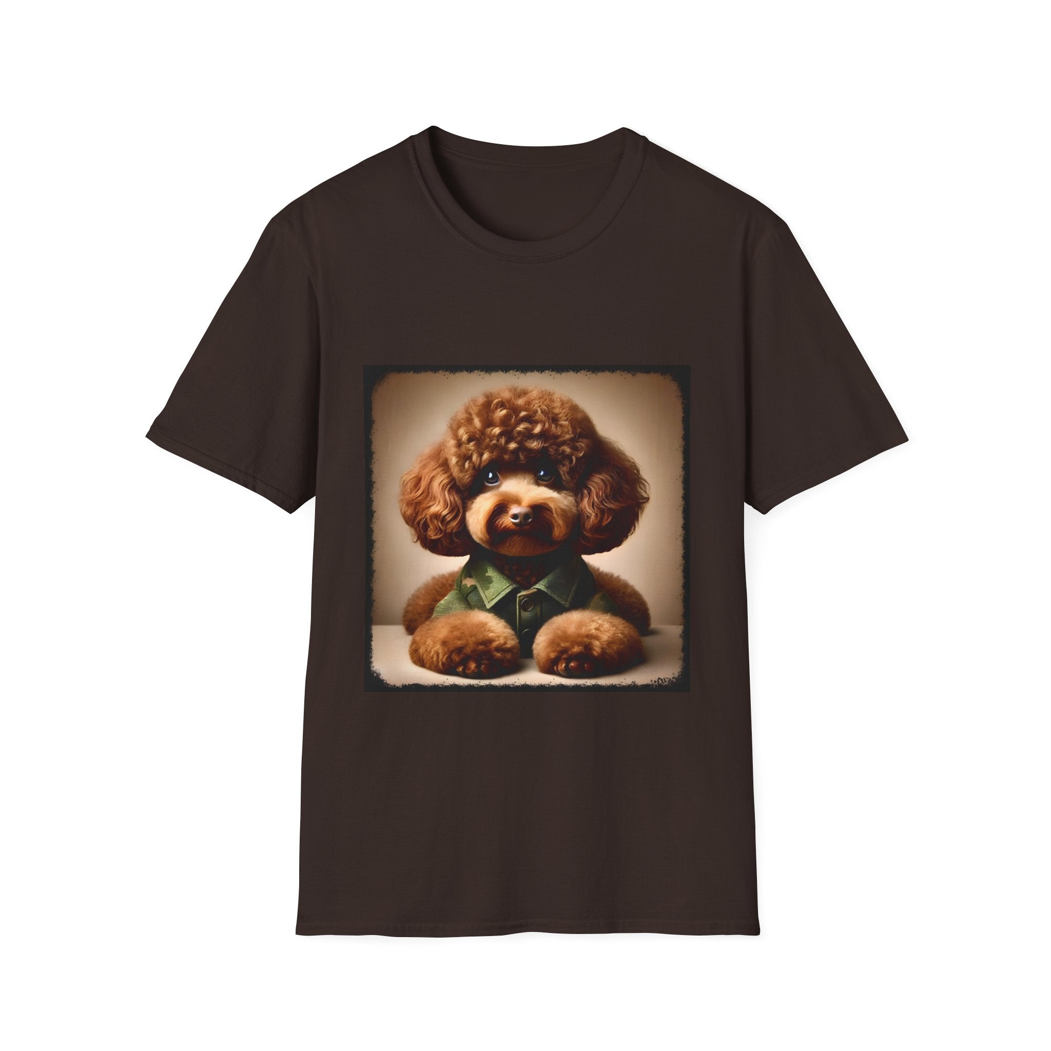 Poodle Beary Camo | Unisex Dog T-Shirt