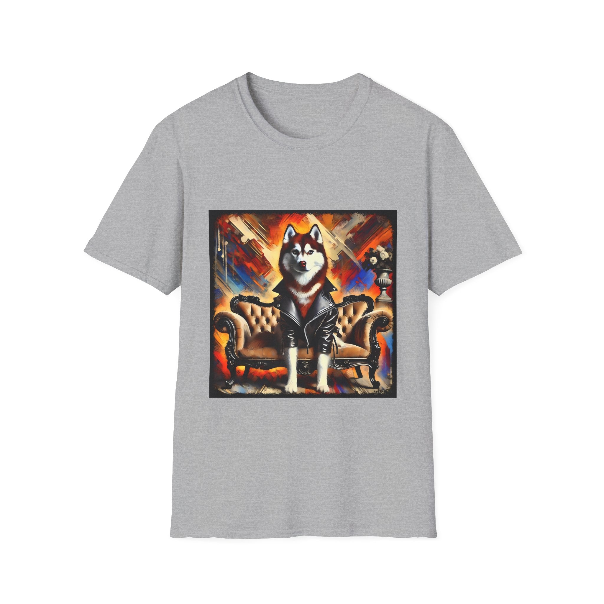 Siberian Husky Vivid Classic | Unisex Dog T-Shirt