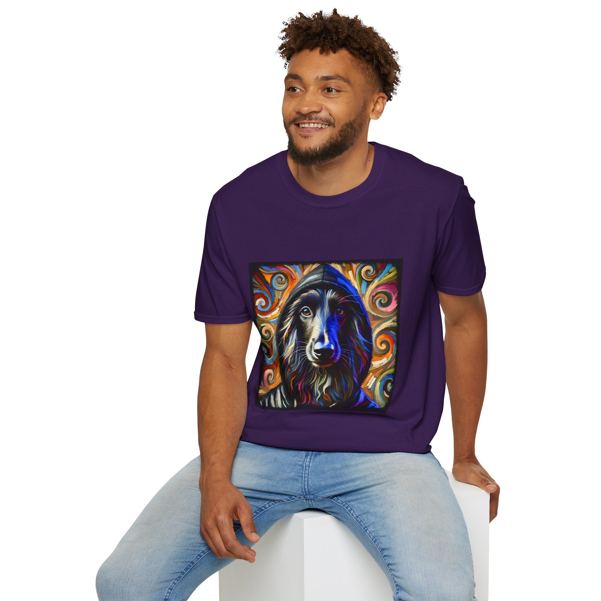 Afghan Hound Hoodie Swirl | Unisex Dog T-Shirt