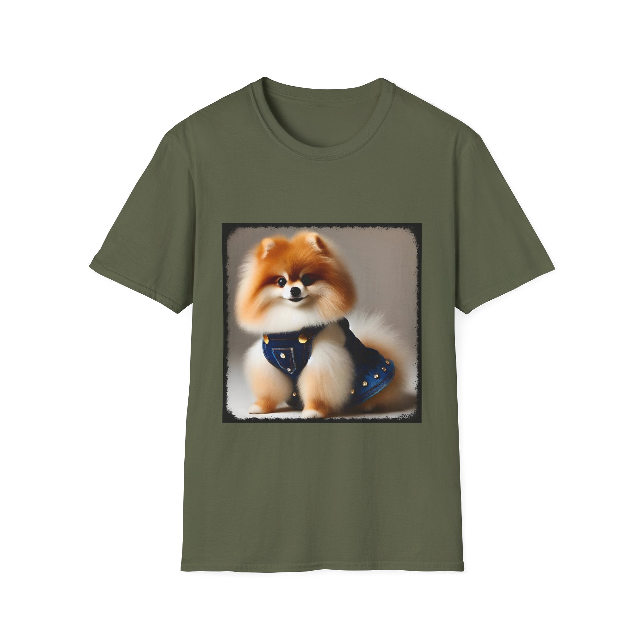 Pomeranian Jean Dream | Unisex Dog T-Shirt