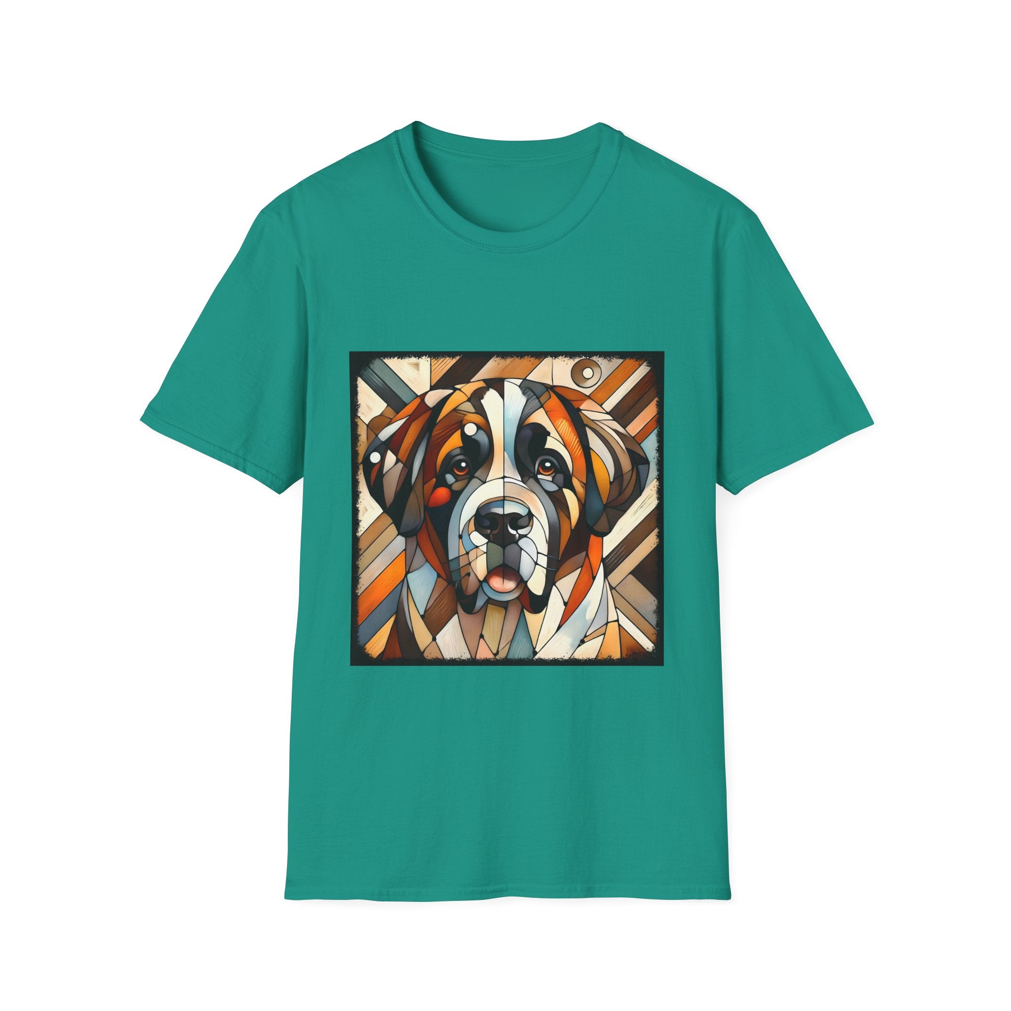 Saint Bernard Bold Geometric | Unisex Dog T-Shirt
