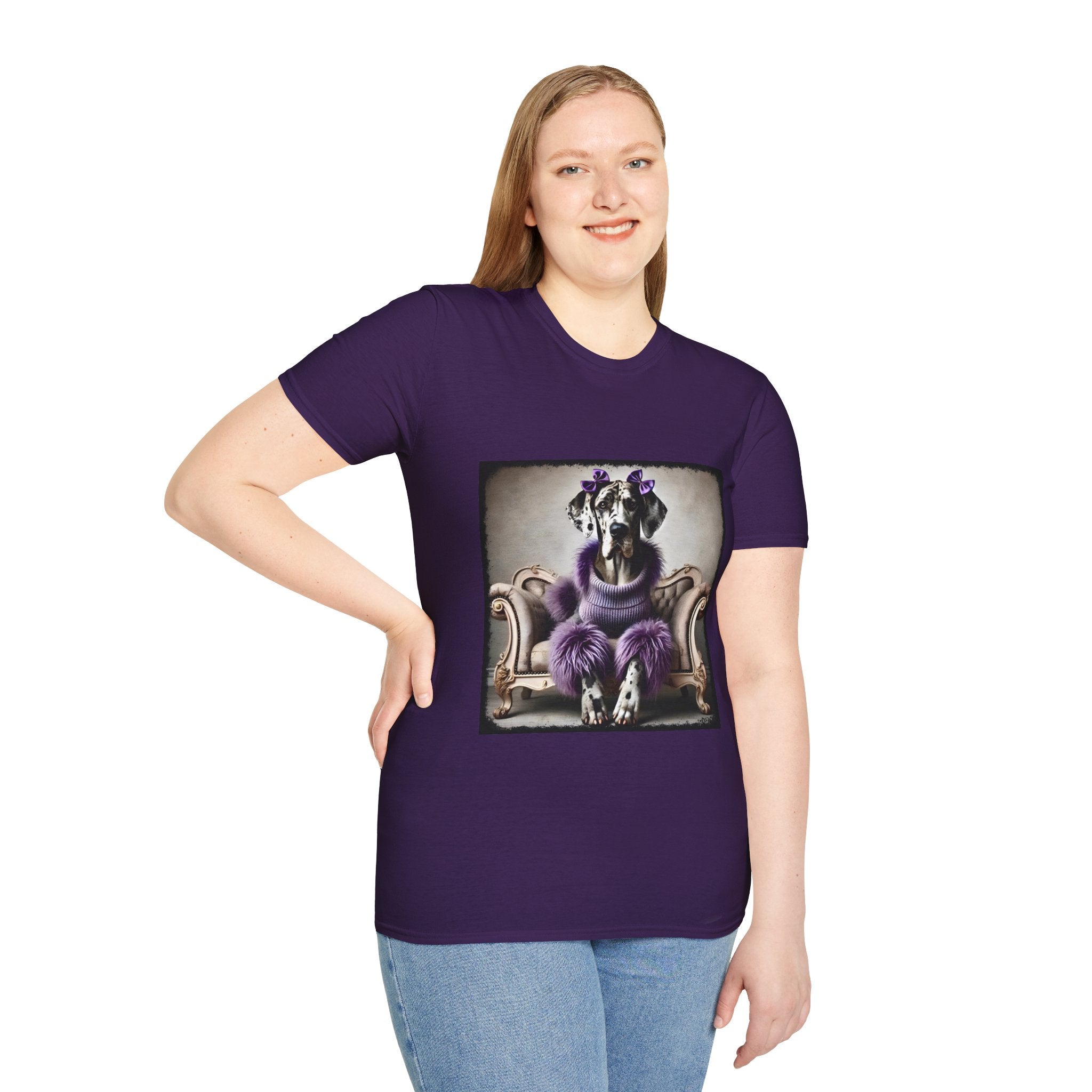 Great Dane Tall Glam | Unisex Dog T-Shirt