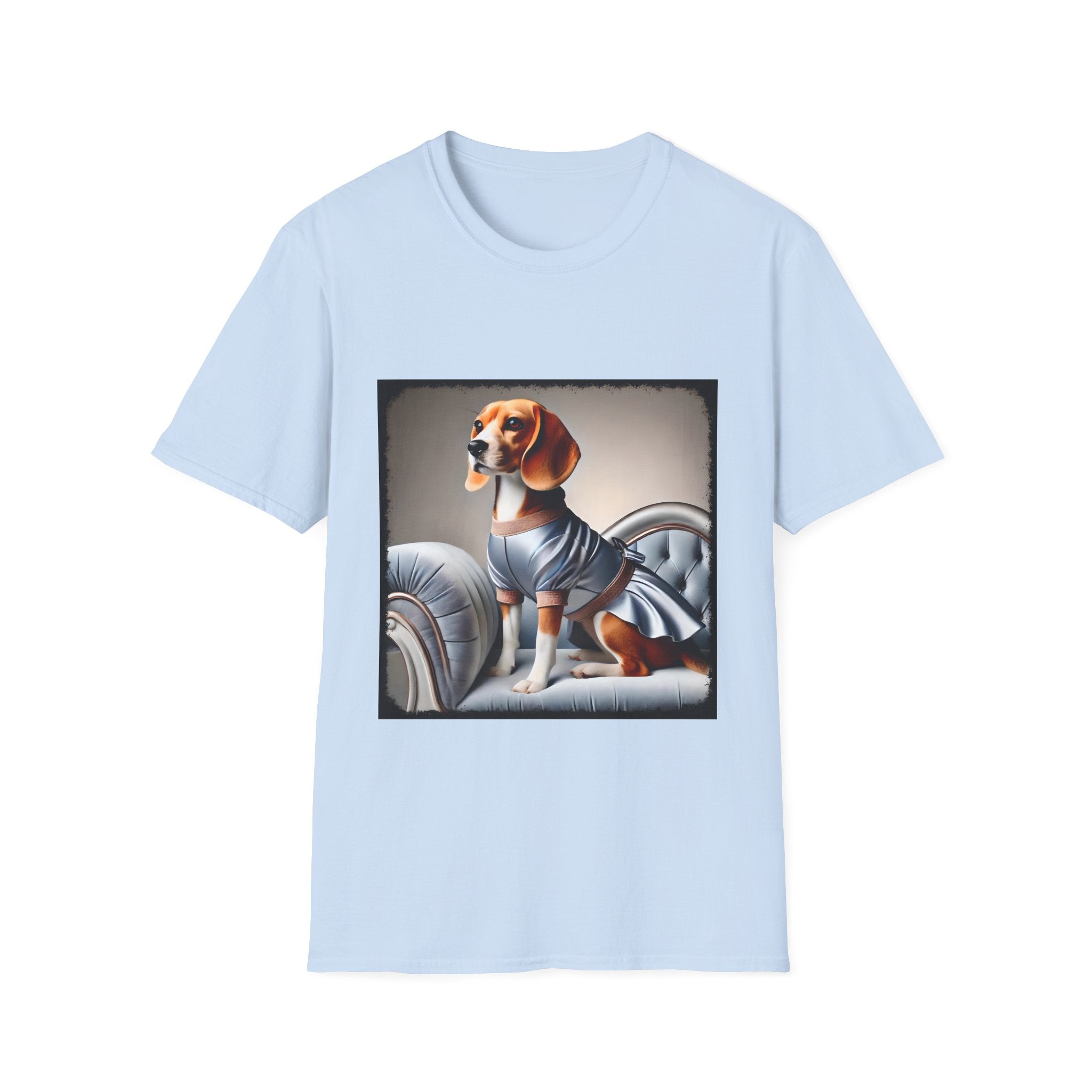 Beagle Satin Seductress | Unisex Dog T-Shirt