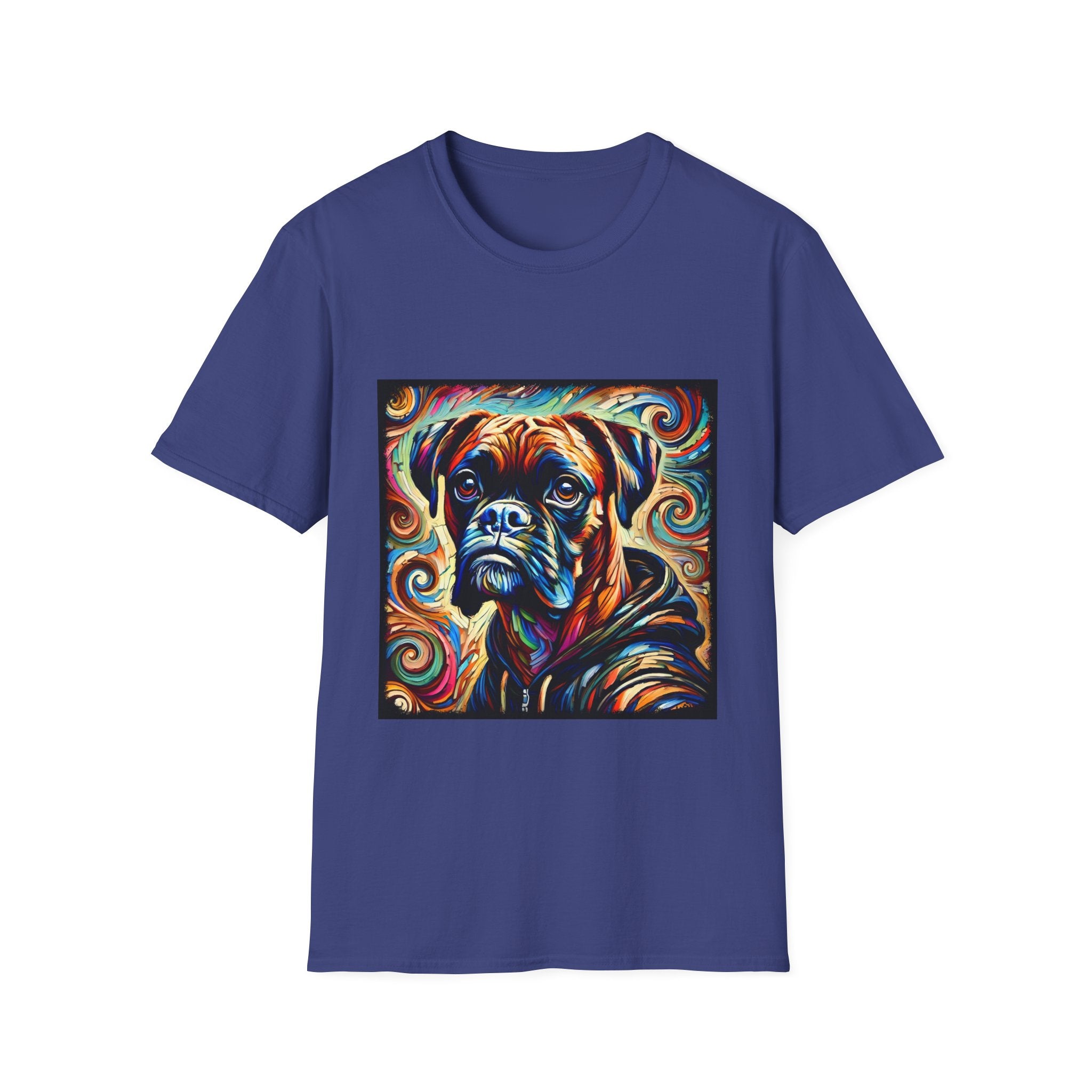 Boxer Relaxed Swirl | Unisex Dog T-Shirt