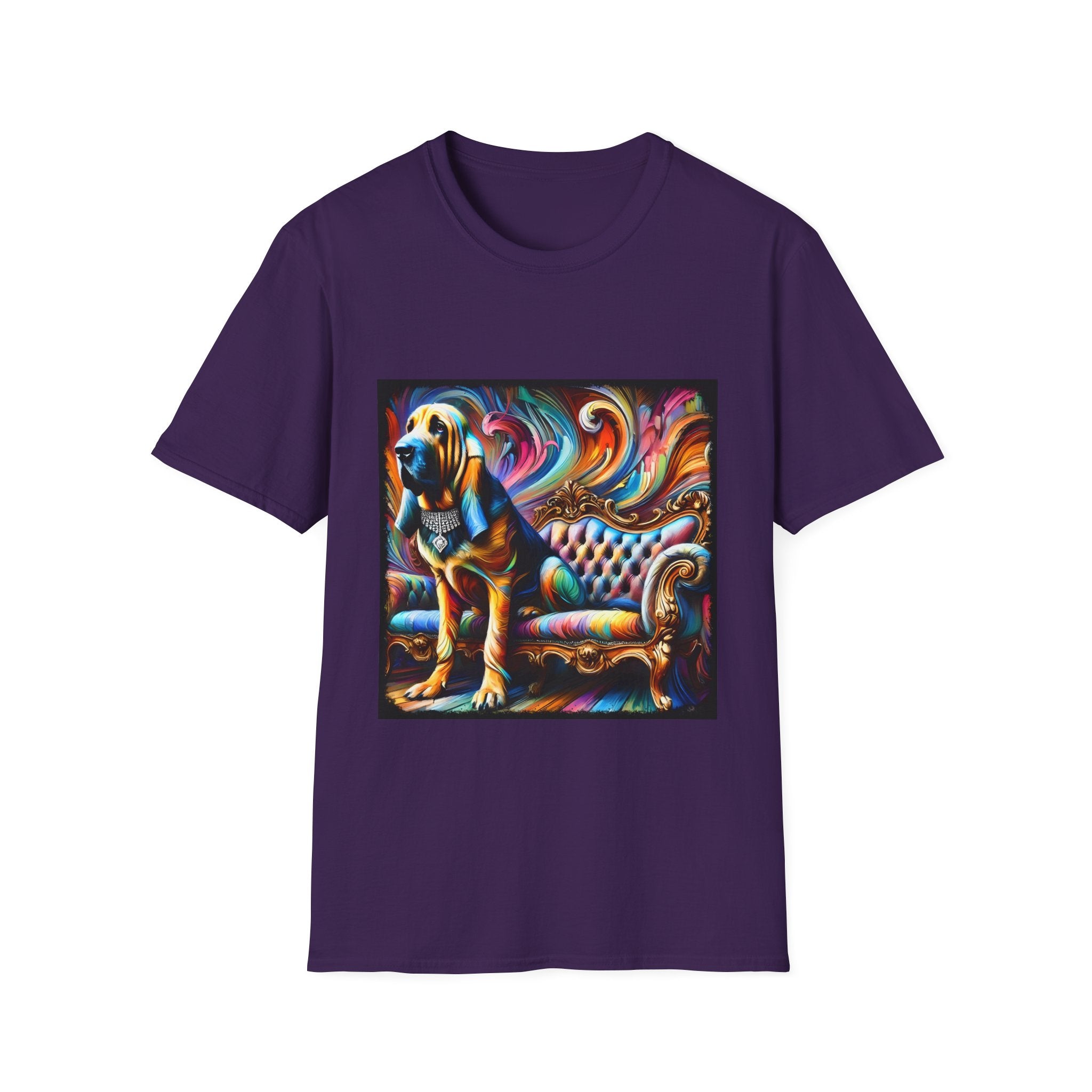 Bloodhound Vivid Swirl | Unisex Dog T-Shirt