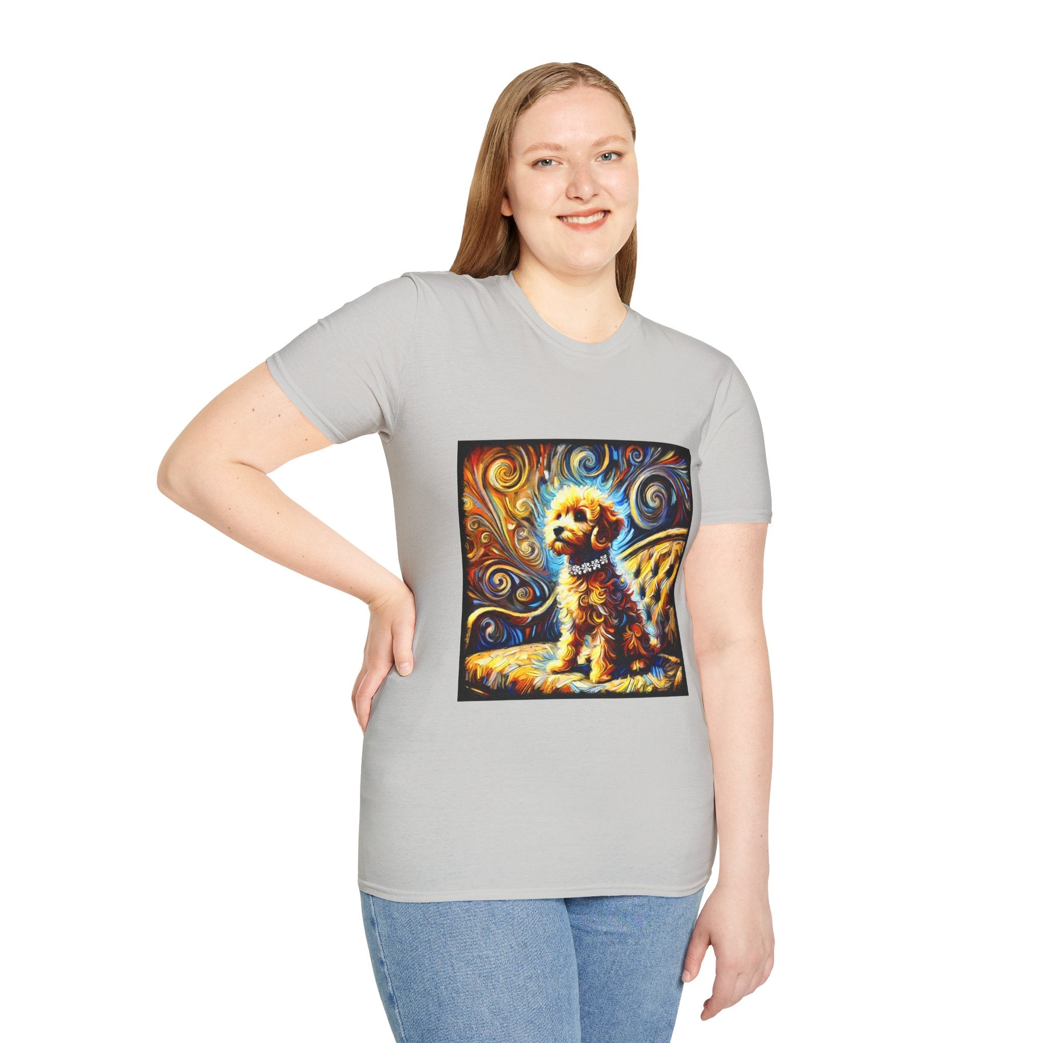 Goldendoodle Vivid Swirl | Unisex Dog T-Shirt