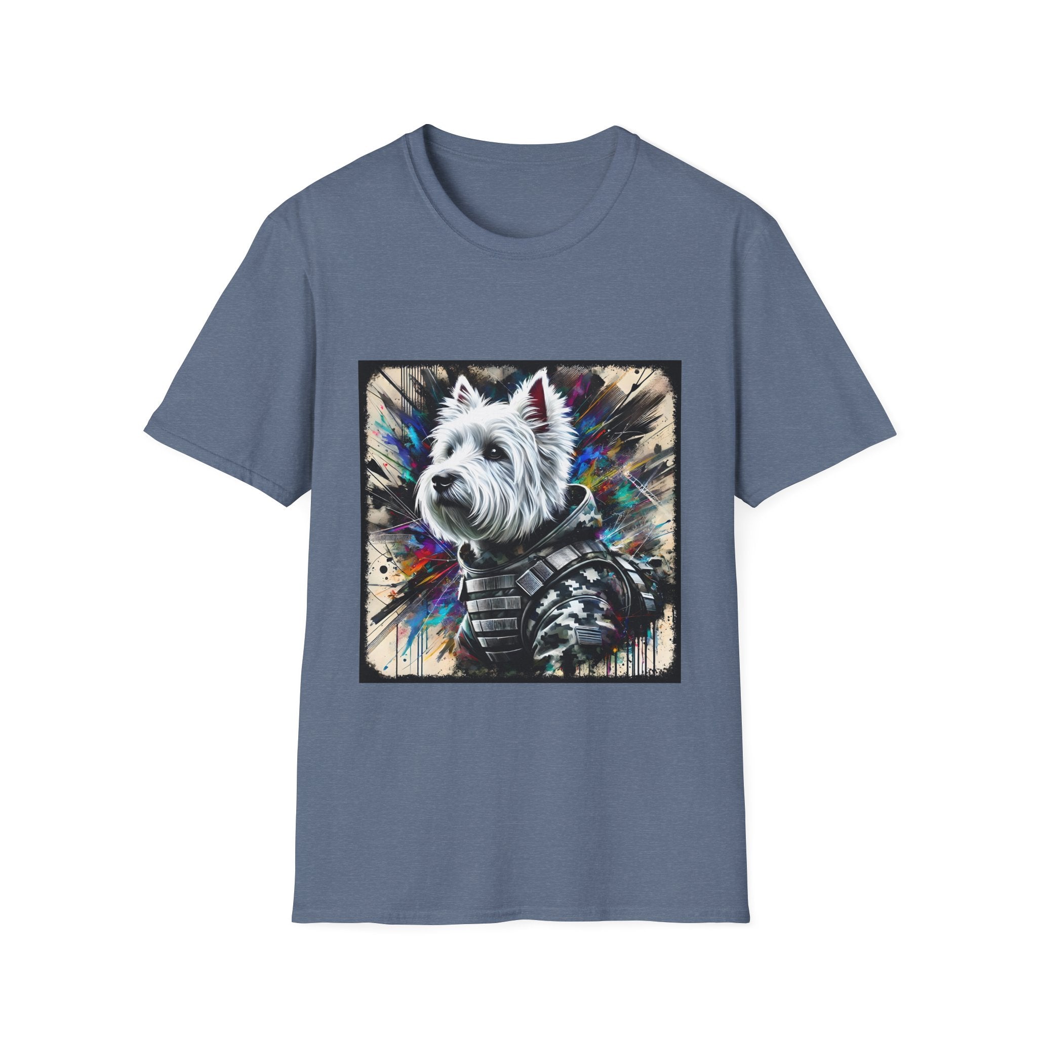 West Highland White Terrier Bold Camo Classic | Unisex Dog T-Shirt