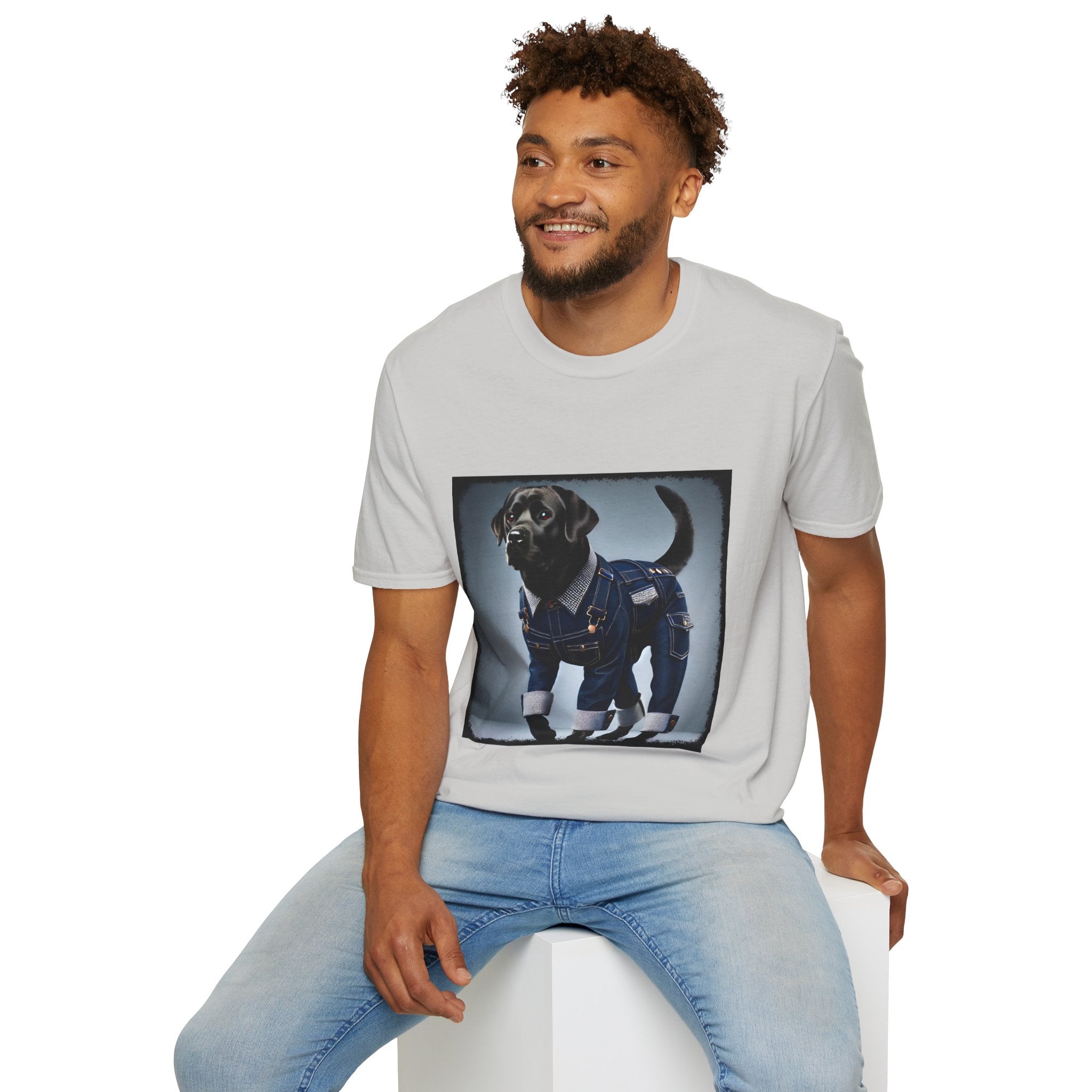 Labrador Retriever Denim Mood | Unisex Dog T-Shirt