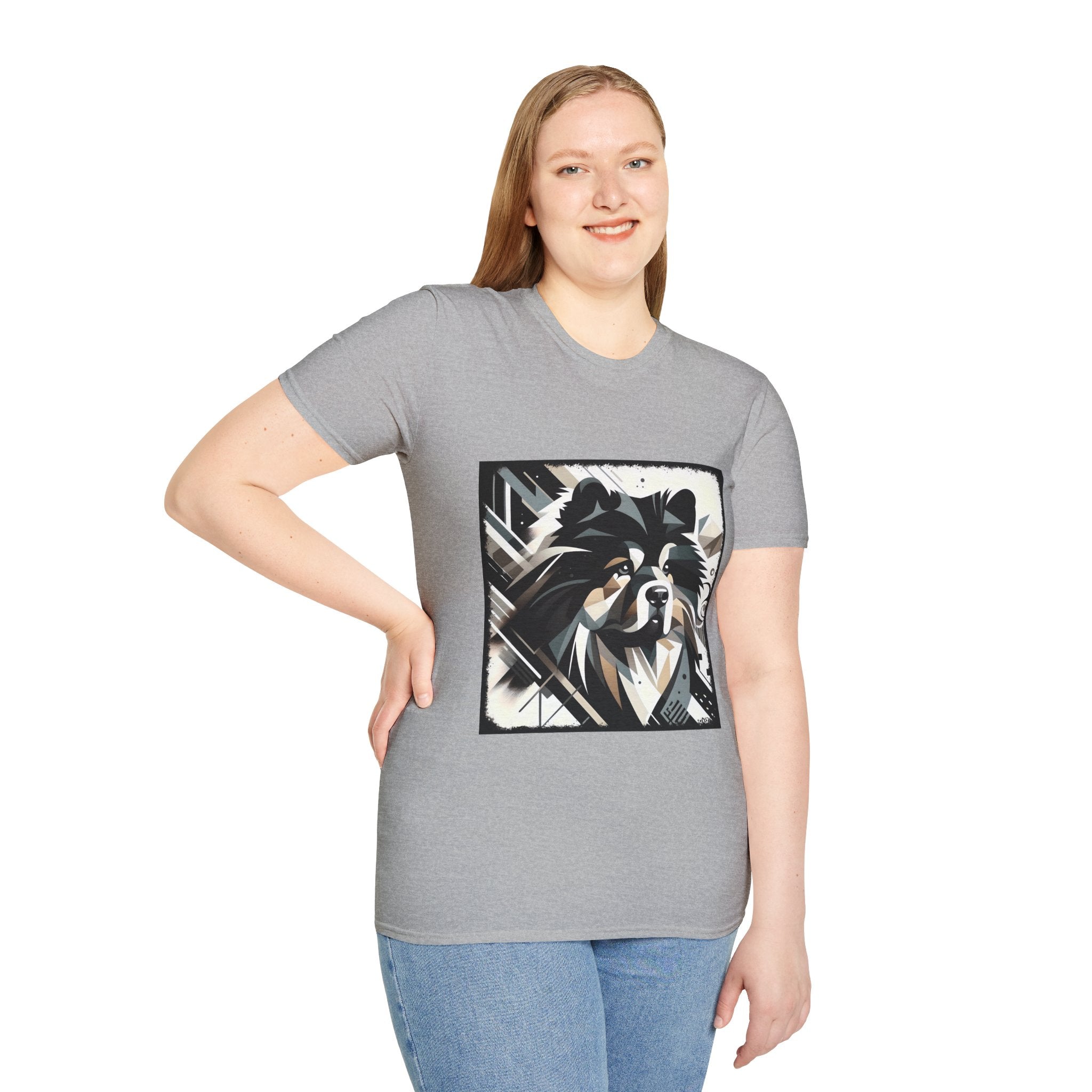 Chow Chow Bold Geometric | Unisex Dog T-Shirt