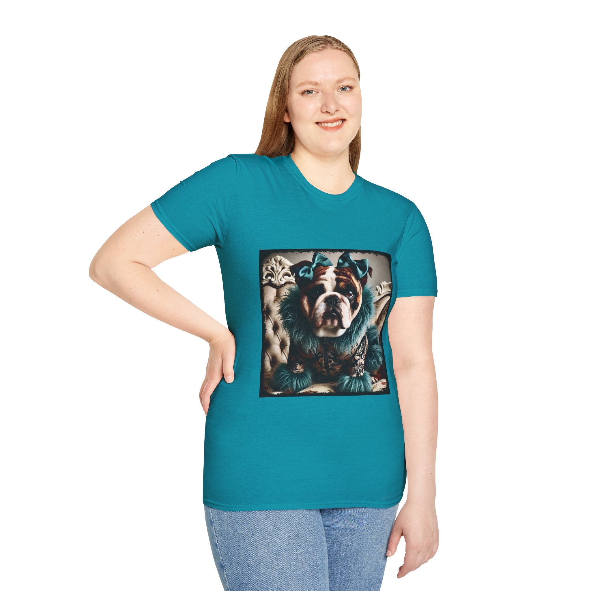 Bulldog Fur Fashionista | Unisex Dog T-Shirt