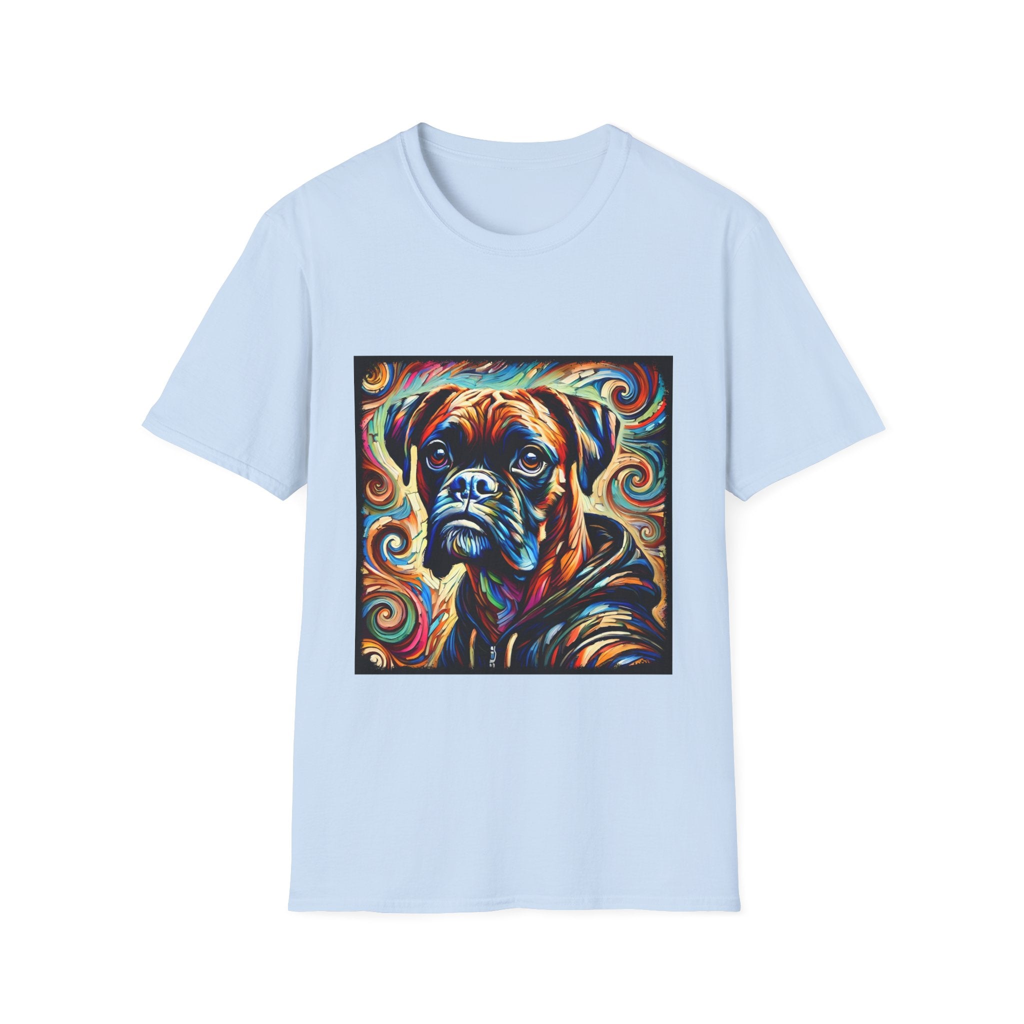 Boxer Relaxed Swirl | Unisex Dog T-Shirt
