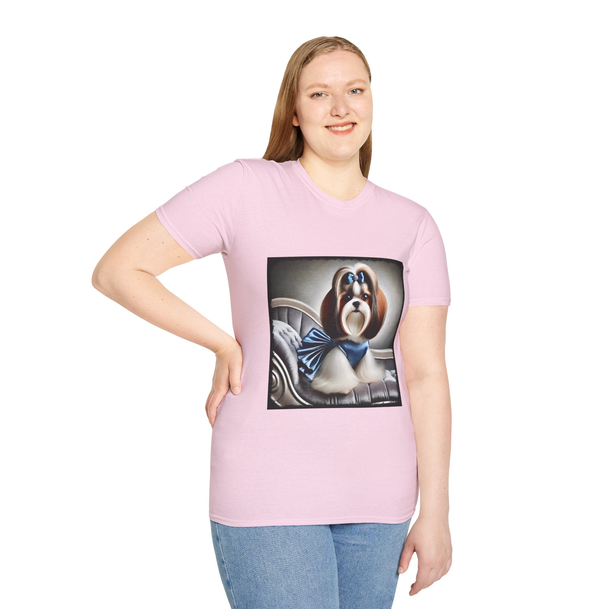 Shih Tzu Blue Belle | Unisex Dog T-Shirt