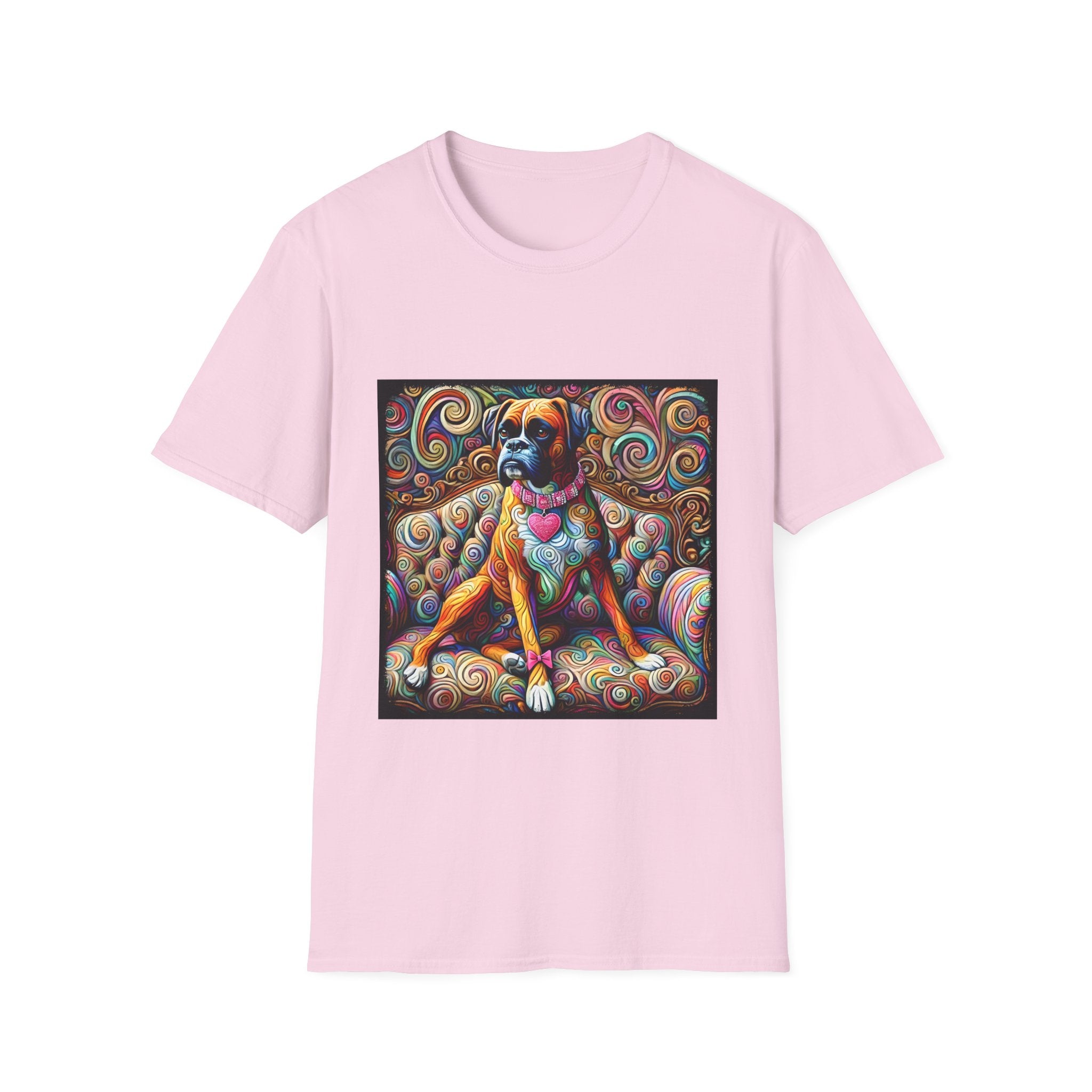 Boxer Love Swirl | Unisex Dog T-Shirt