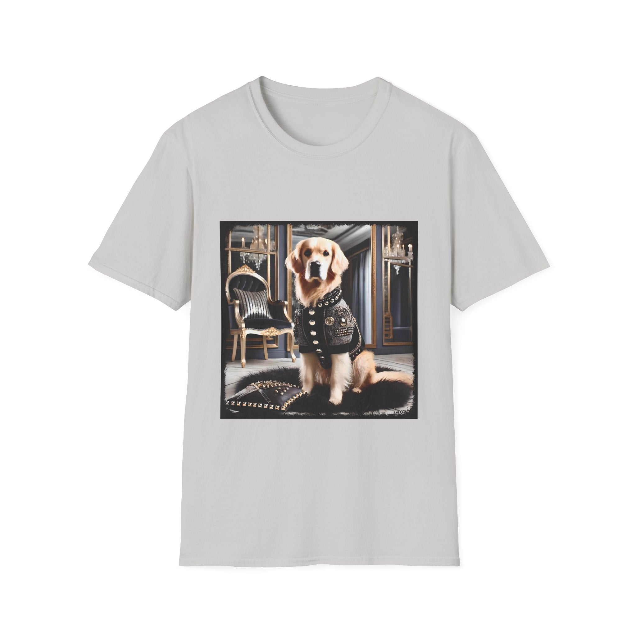 Golden Retriever Edge Icon | Unisex Dog T-Shirt