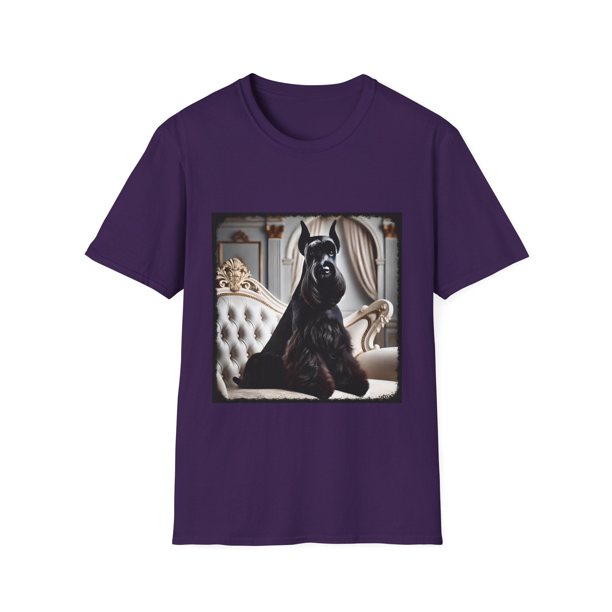 Schnauzer Posh Pose | Unisex Dog T-Shirt