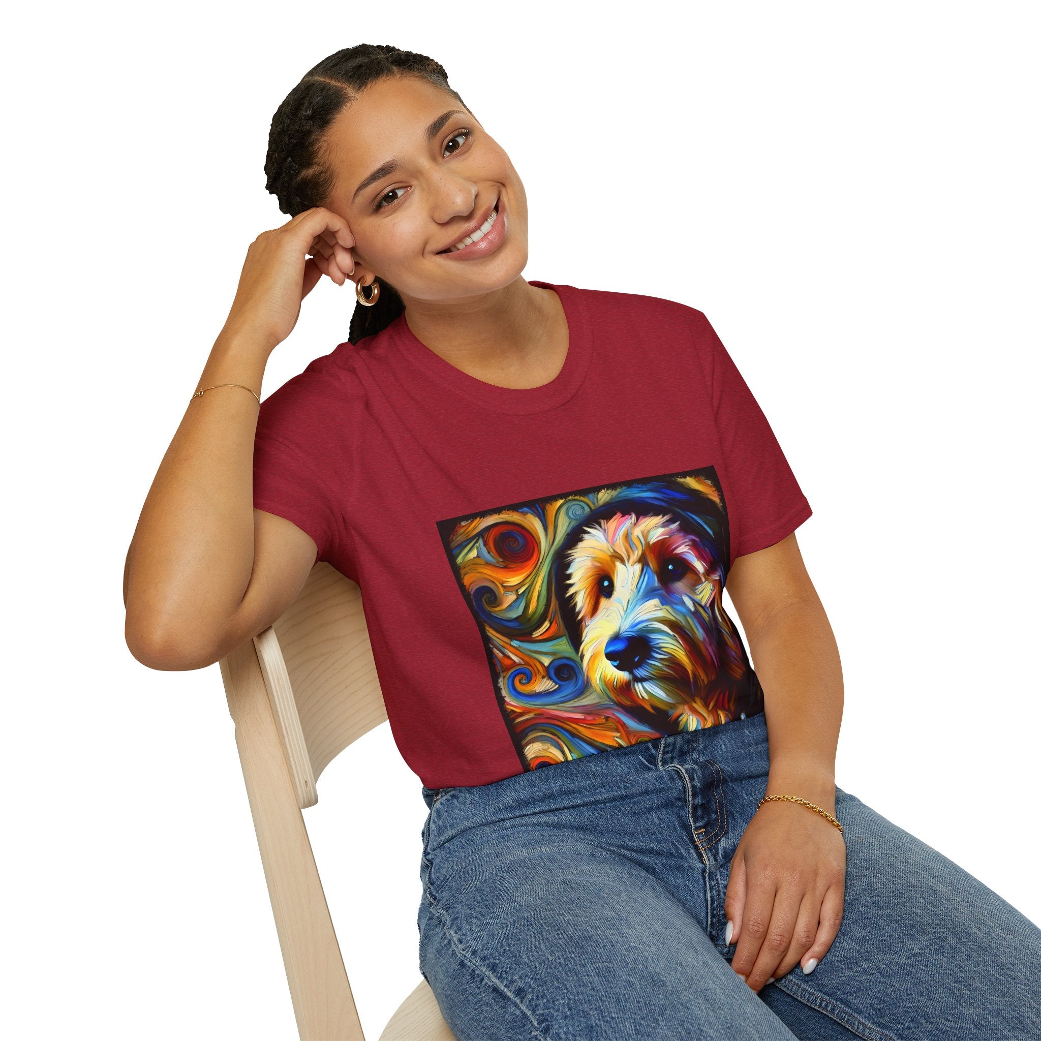Goldendoodle Relaxed Swirl | Unisex Dog T-Shirt