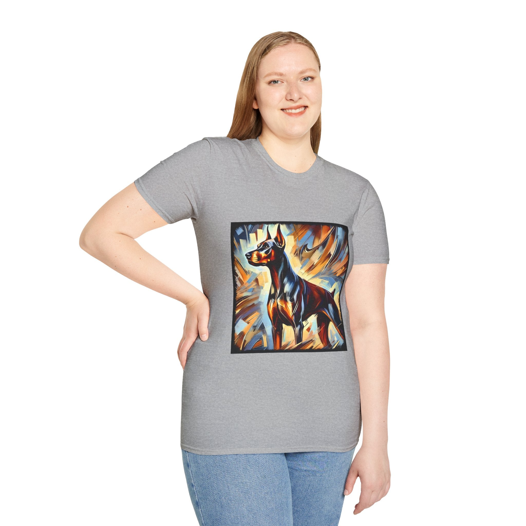 Doberman Pinscher Fire Classic | Unisex Dog T-Shirt