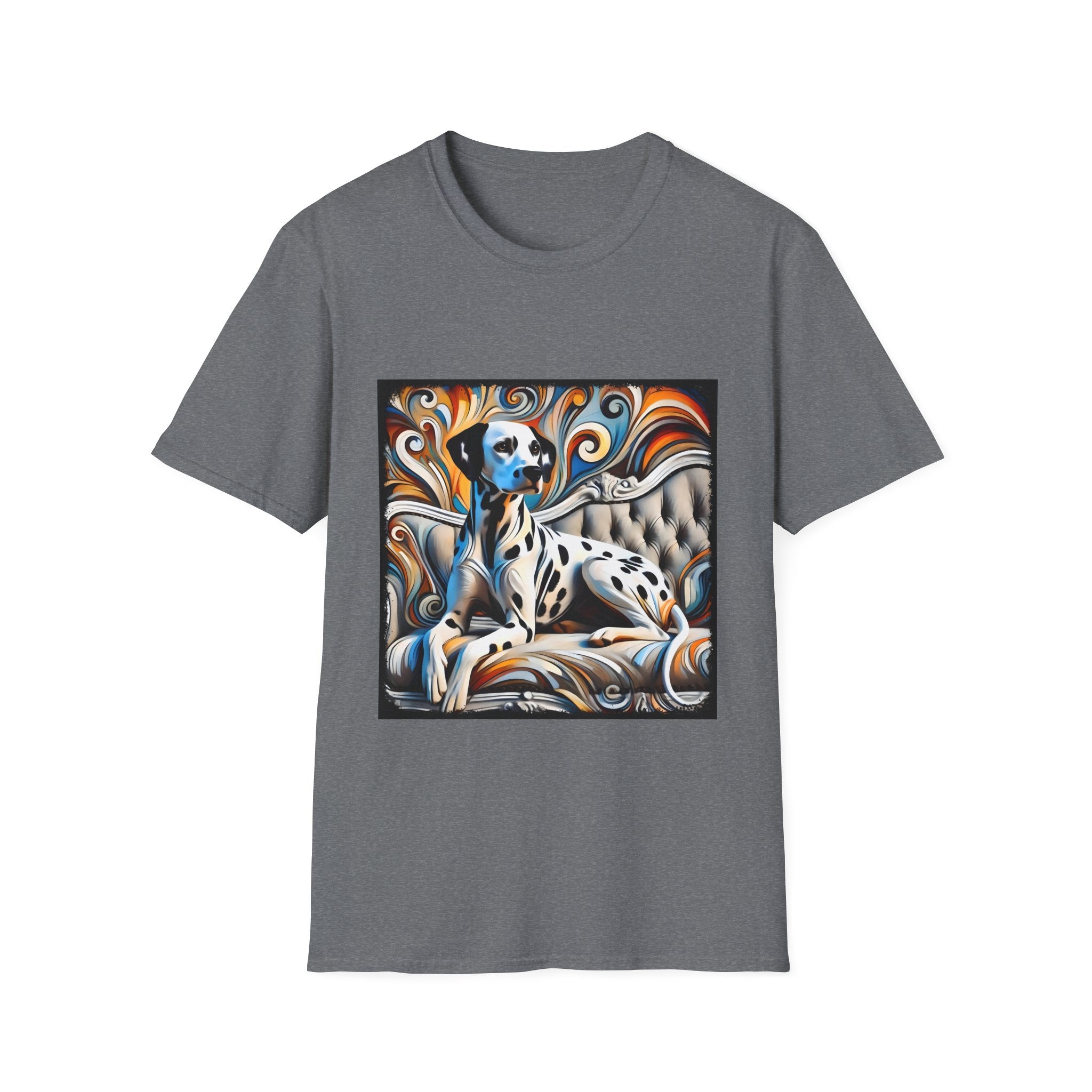 Dalmatian vivid Swirl | Unisex Dog T-Shirt