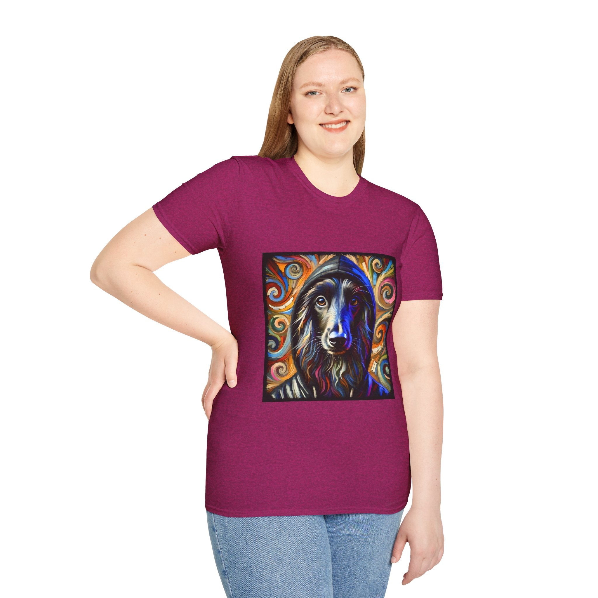 Afghan Hound Hoodie Swirl | Unisex Dog T-Shirt