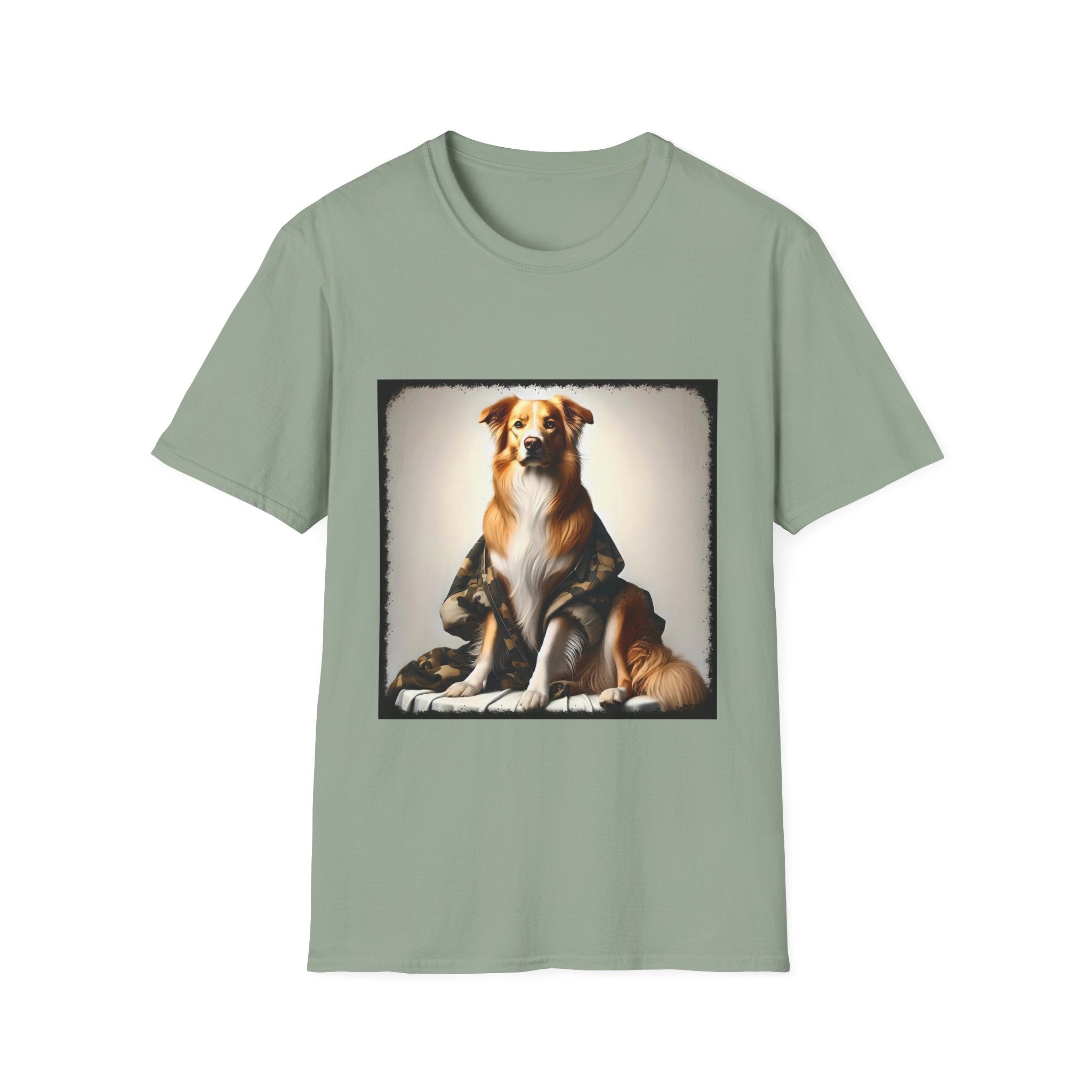 Border Collie Chic Camo  | Unisex Dog T-Shirt